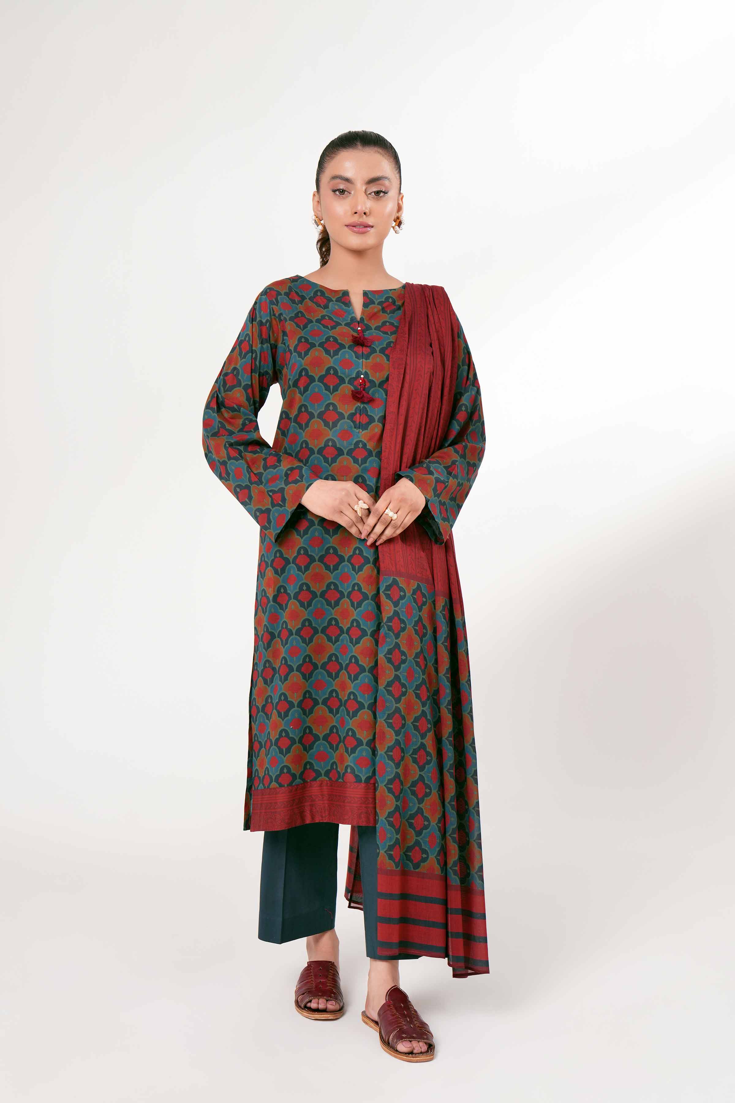 3 Piece - Printed Suit - PE24-245 - Image 5