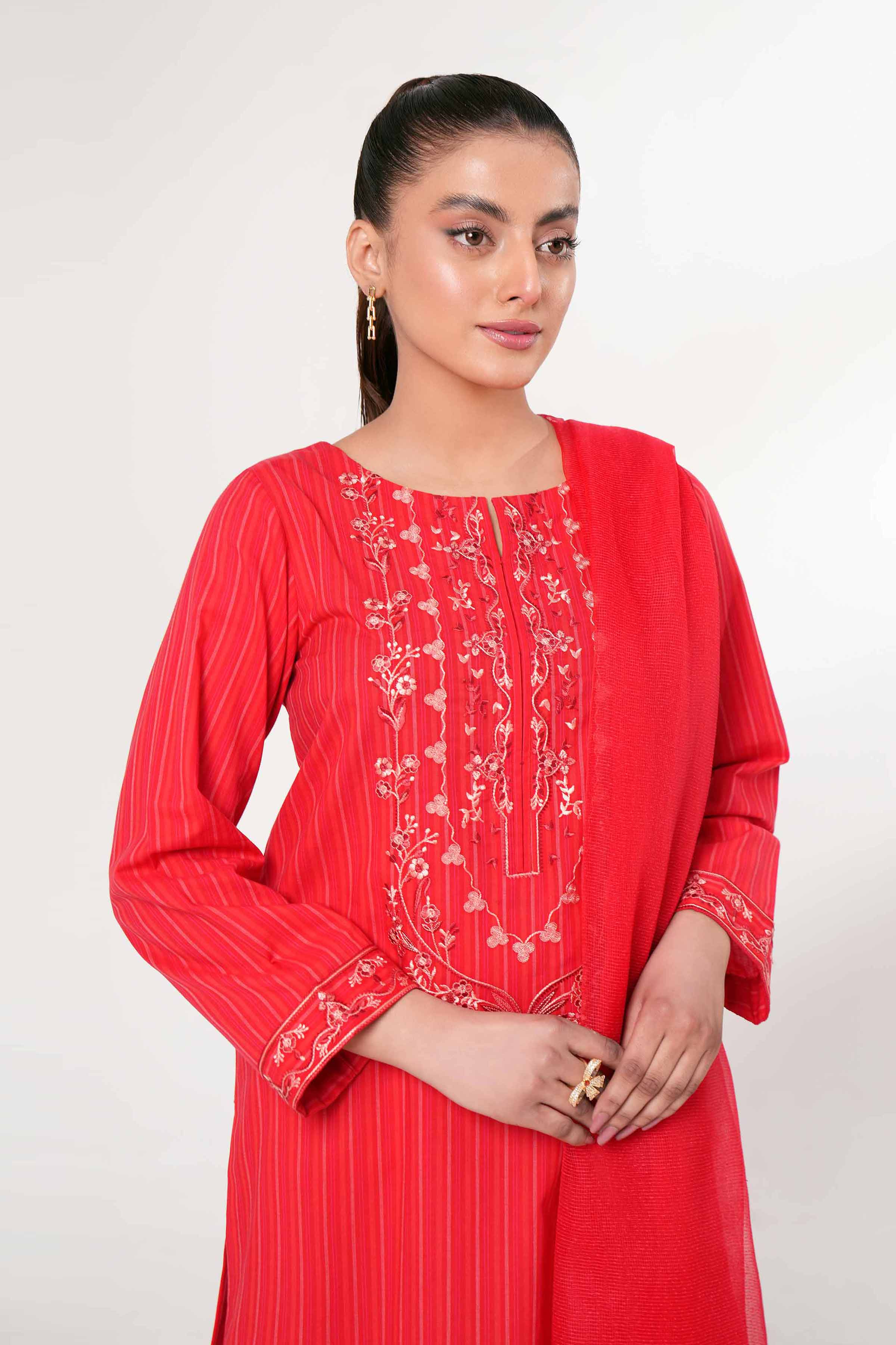 2 Piece - Embroidered Suit - PE24-26 - Image 2
