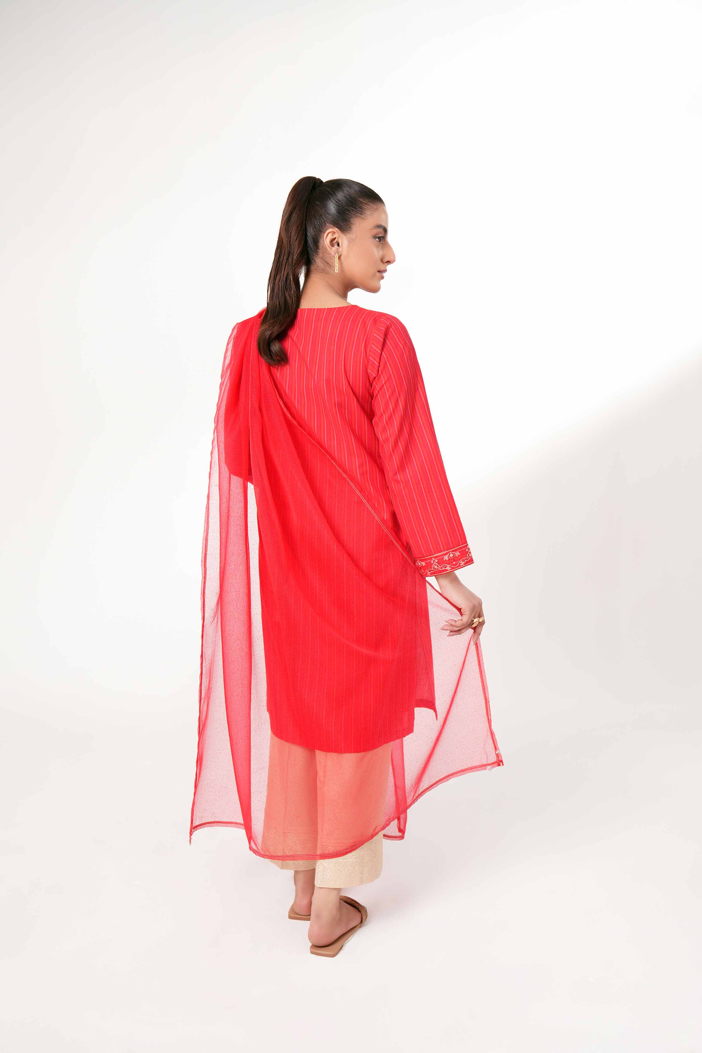 2 Piece - Embroidered Suit - PE24-26 - Image 3