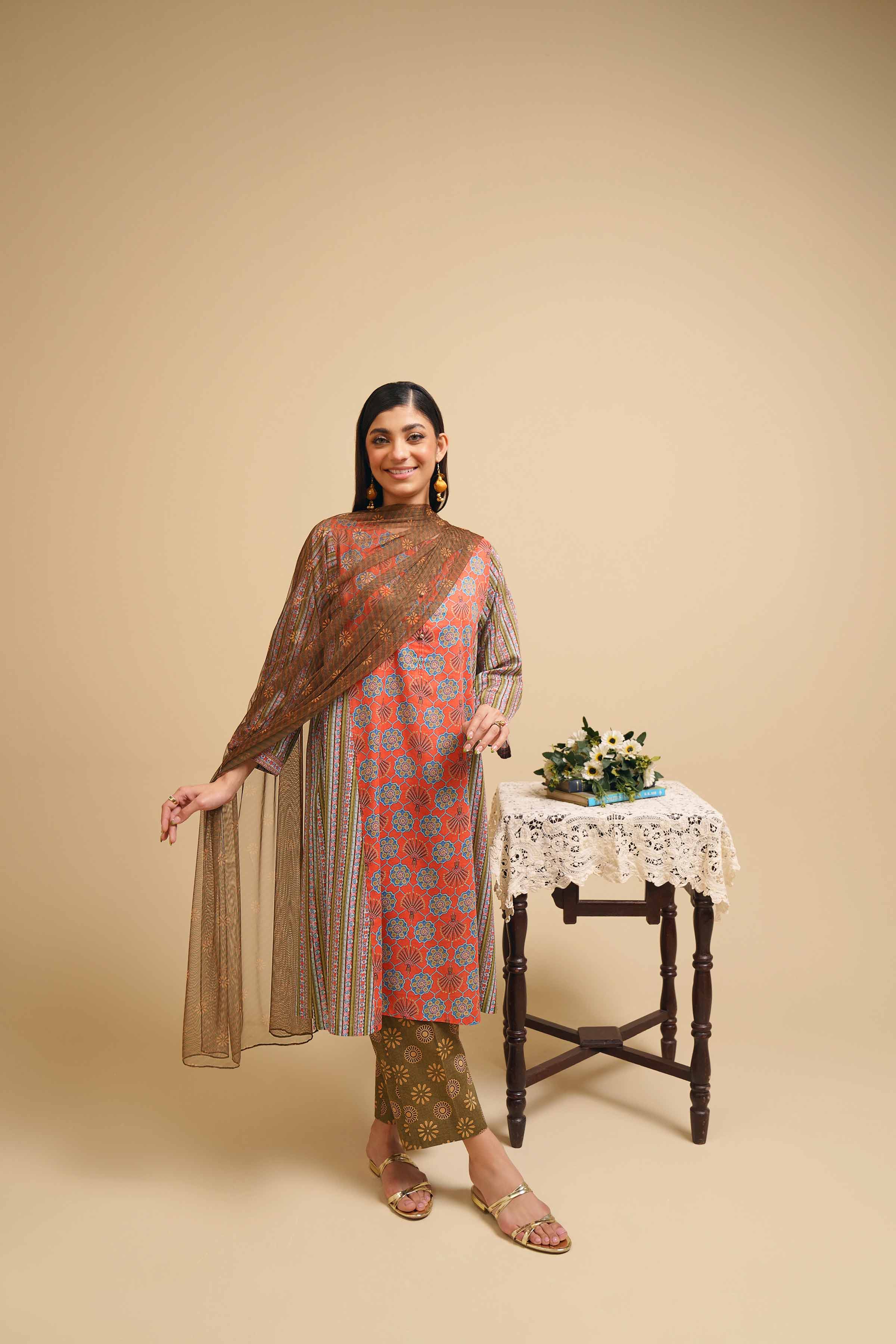 3 Piece - Printed Suit - PE24-276 - Image 7