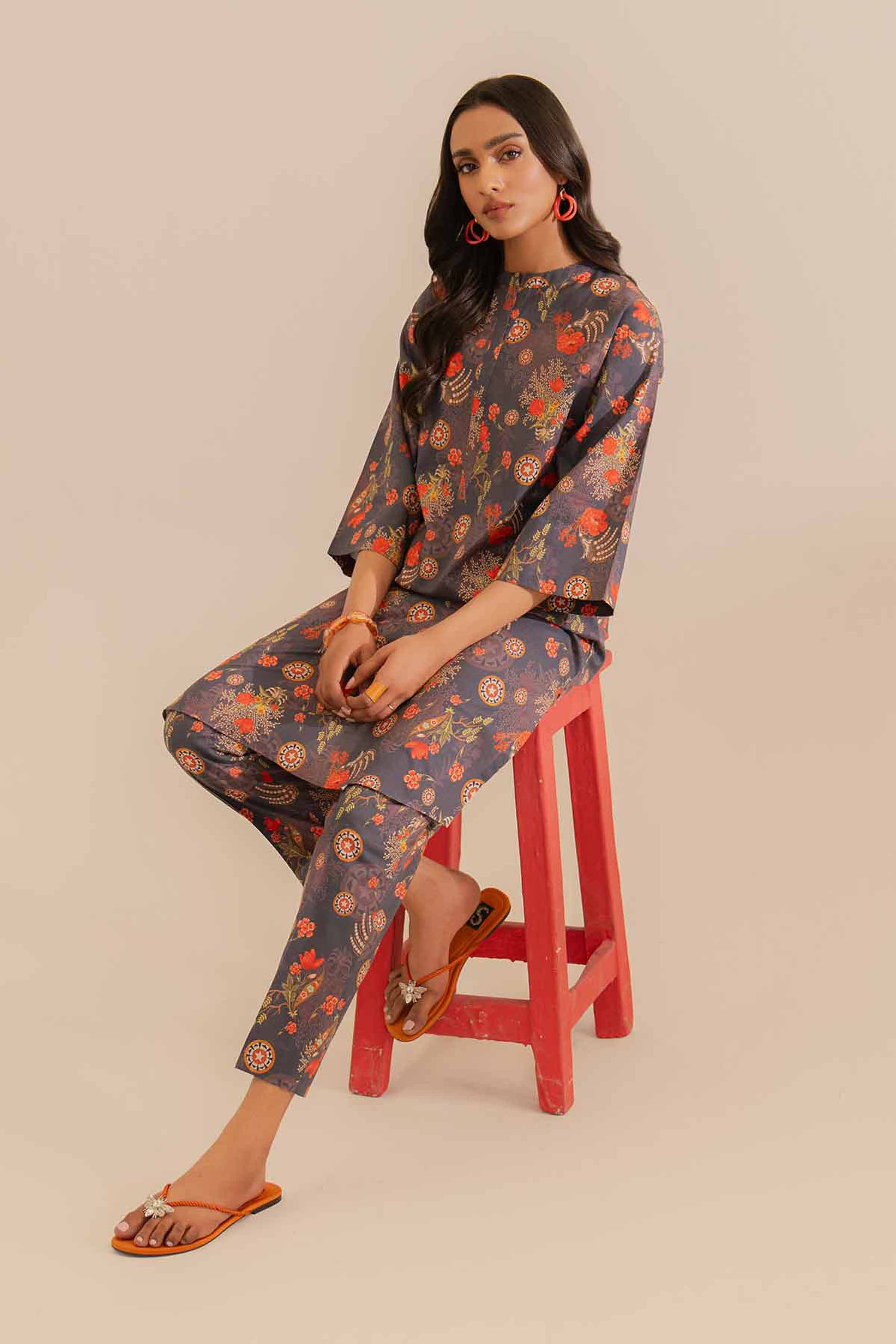 2 Piece - Printed Suit - PE24-311
