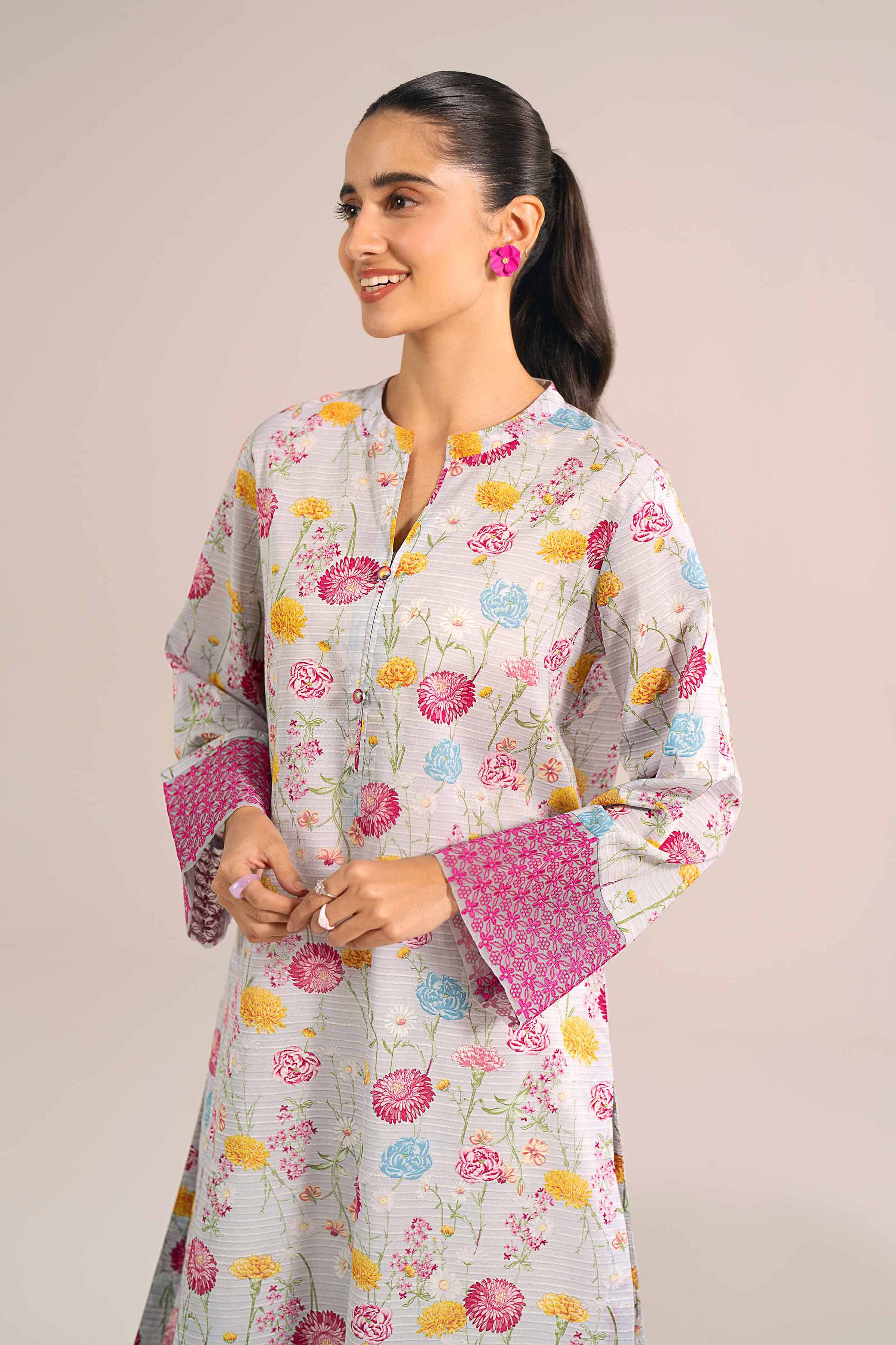 Printed Embroidered Shirt - PE24-337 - Image 2