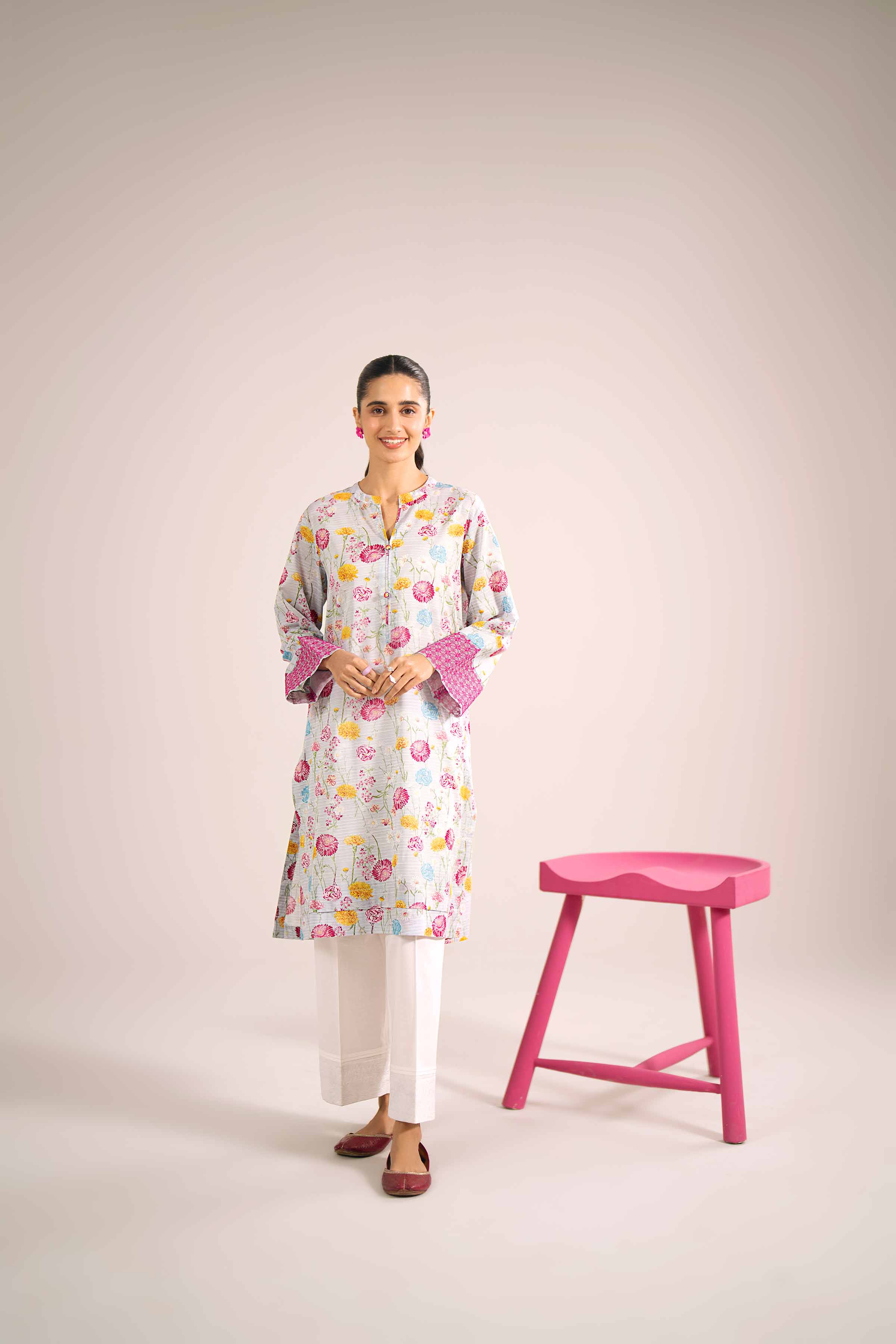 Printed Embroidered Shirt - PE24-337 - Image 4