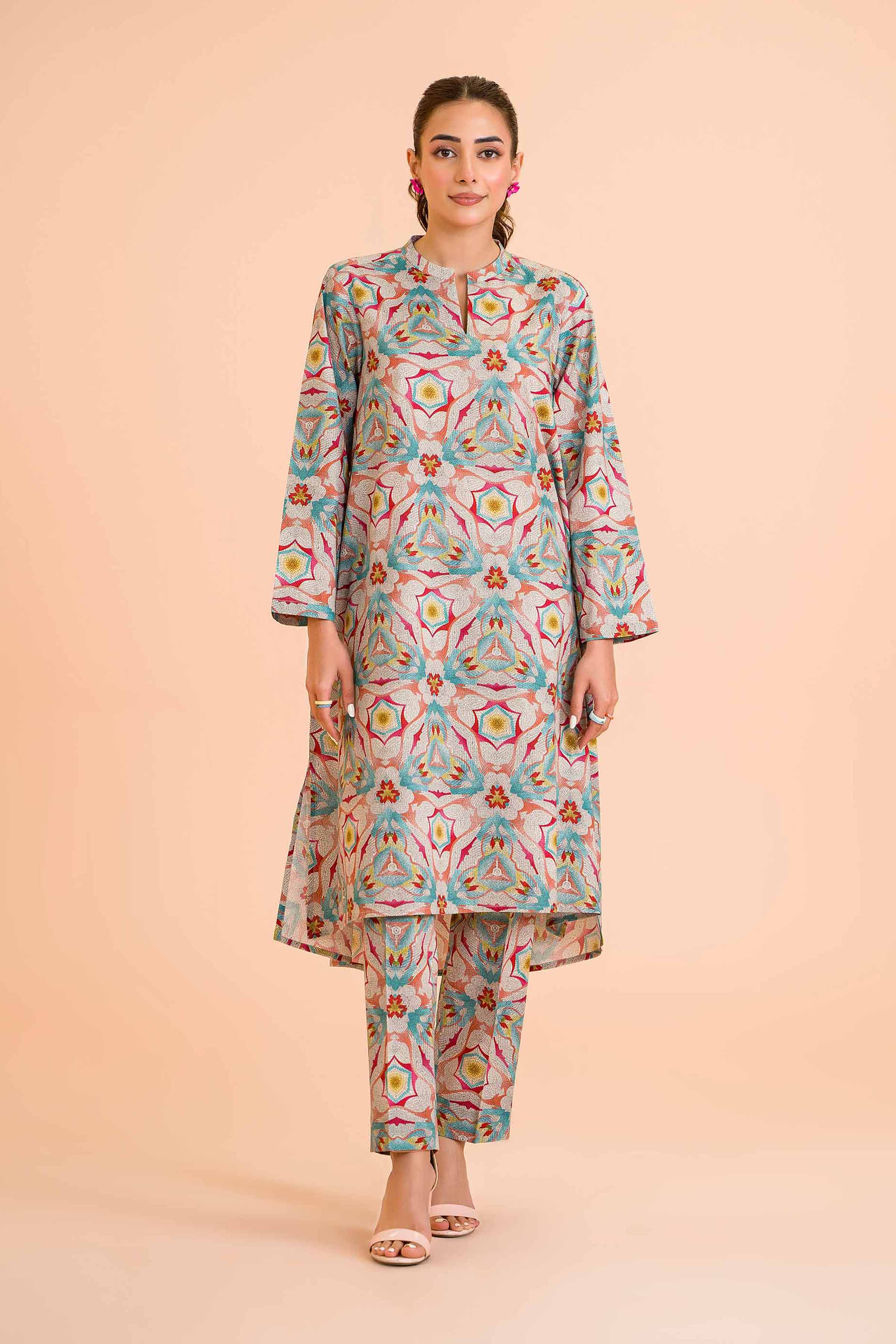 2 Piece - Printed Suit - PE24-344 - Image 2