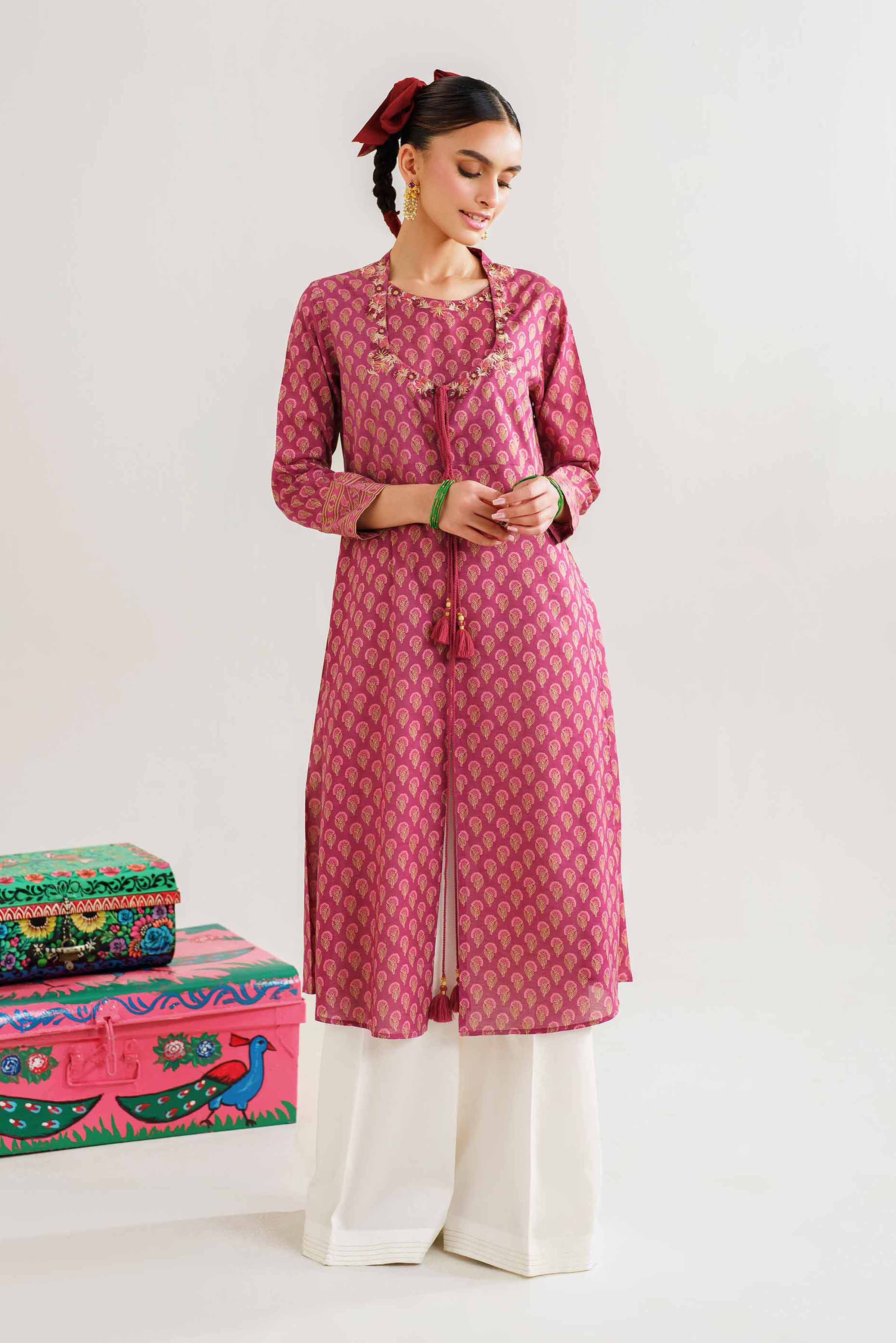 Printed Embroidered Shirt - PE24-422 - Image 2