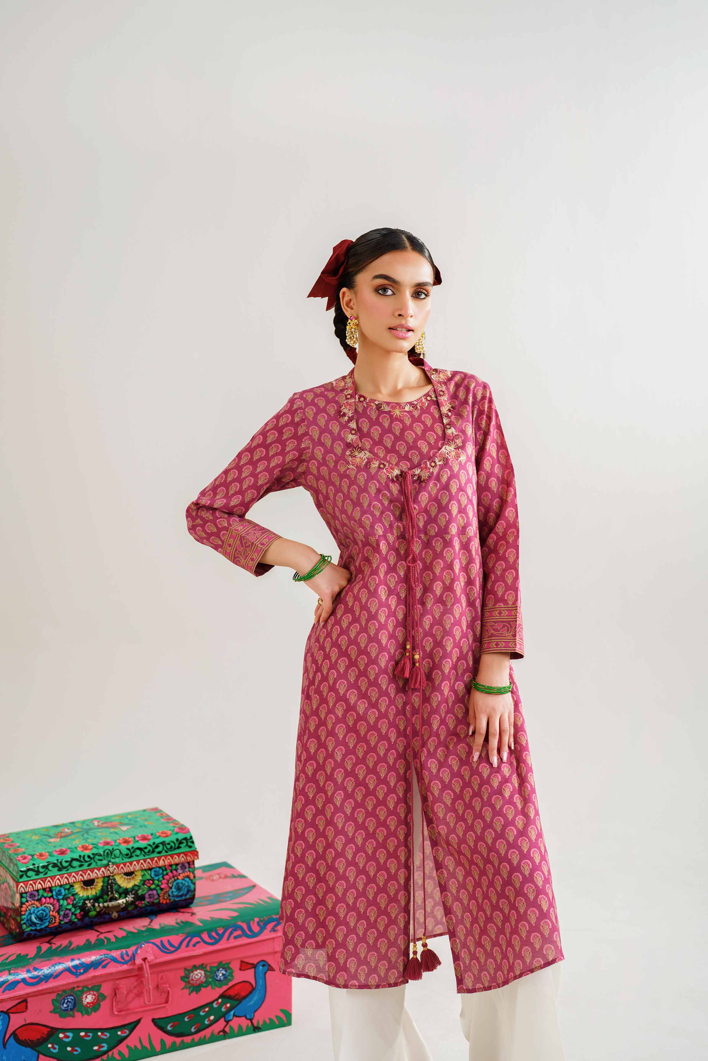 Printed Embroidered Shirt - PE24-422 - Image 4