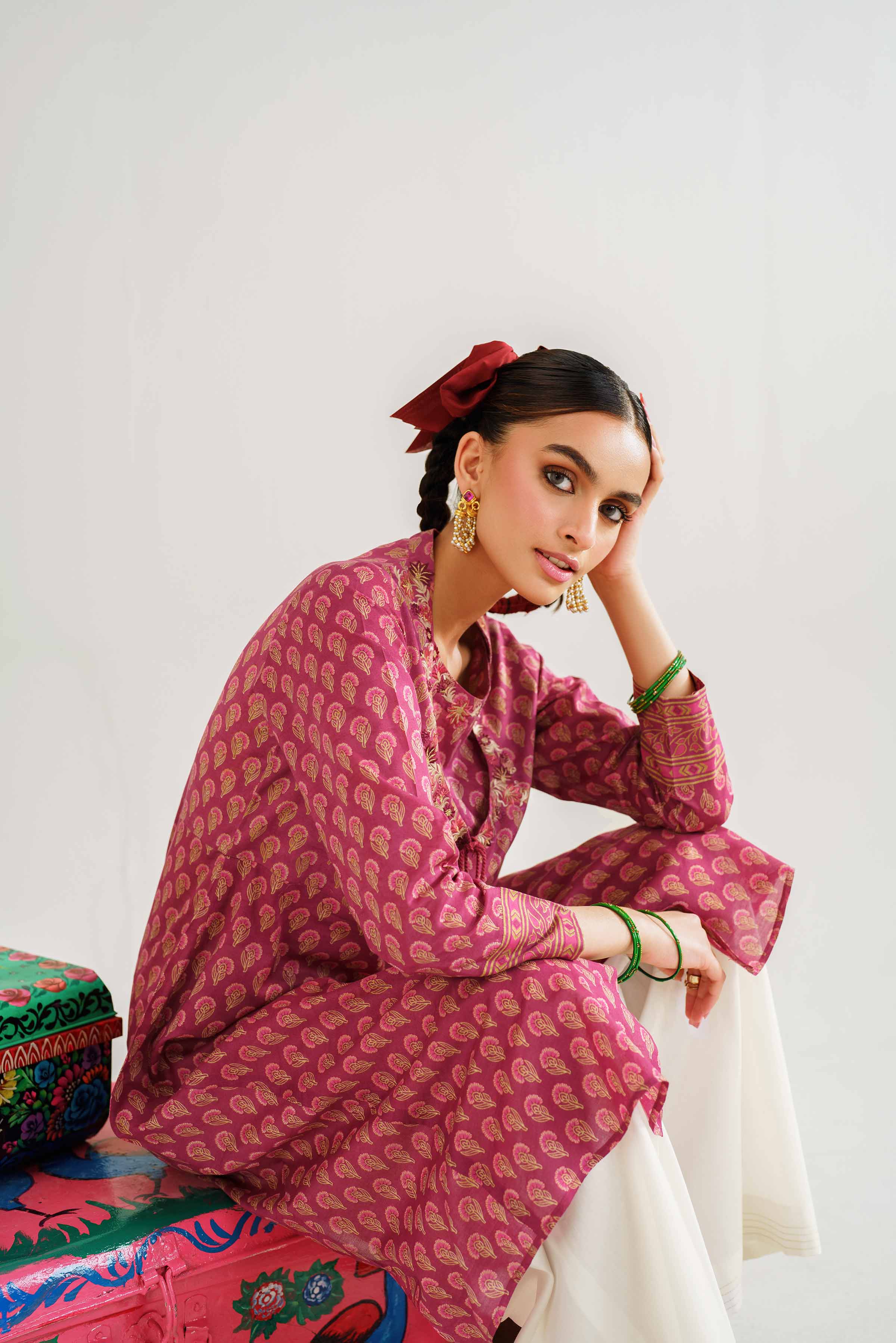 Printed Embroidered Shirt - PE24-422 - Image 6