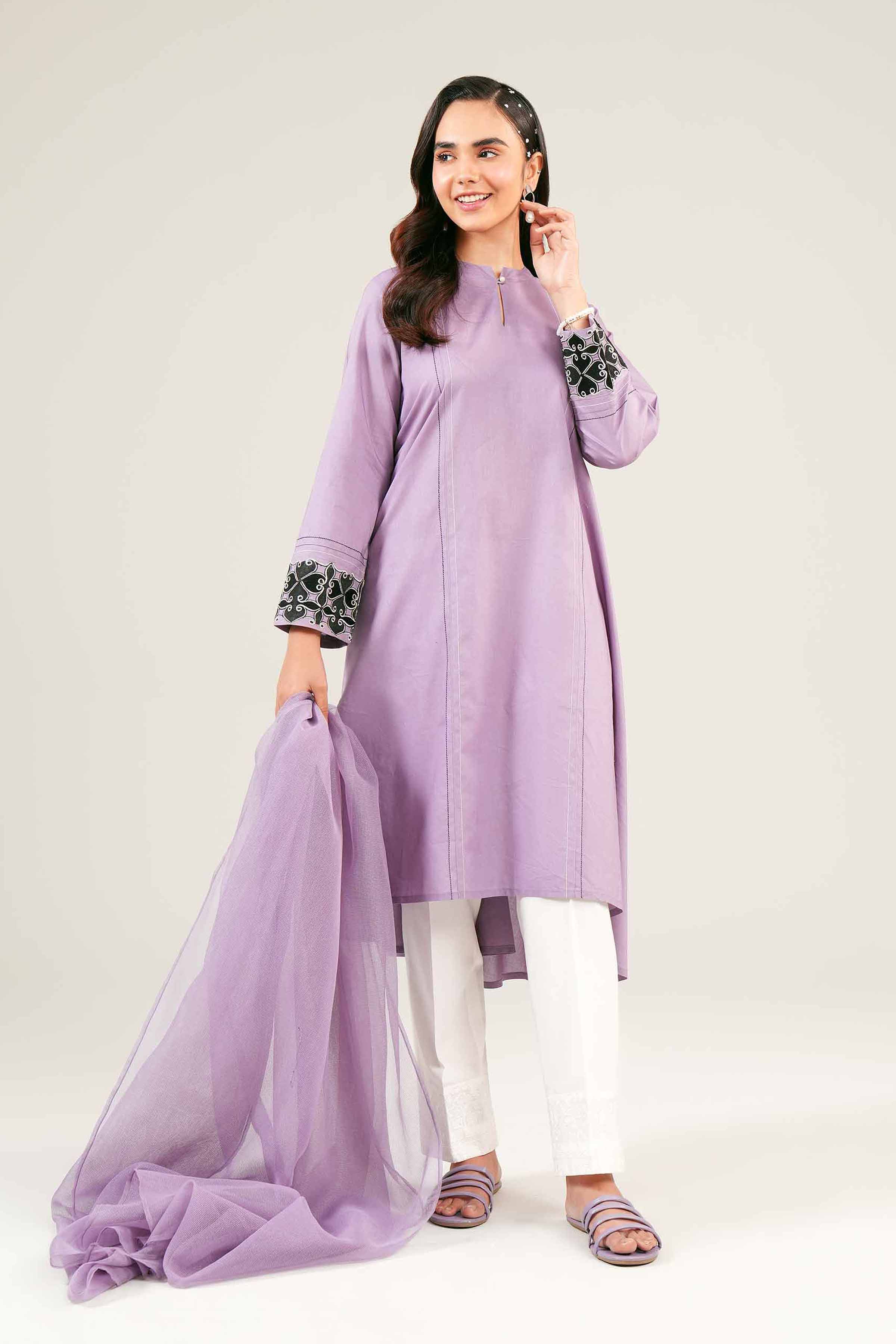 2 Piece - Embroidered Suit - PE24-79 - Image 2