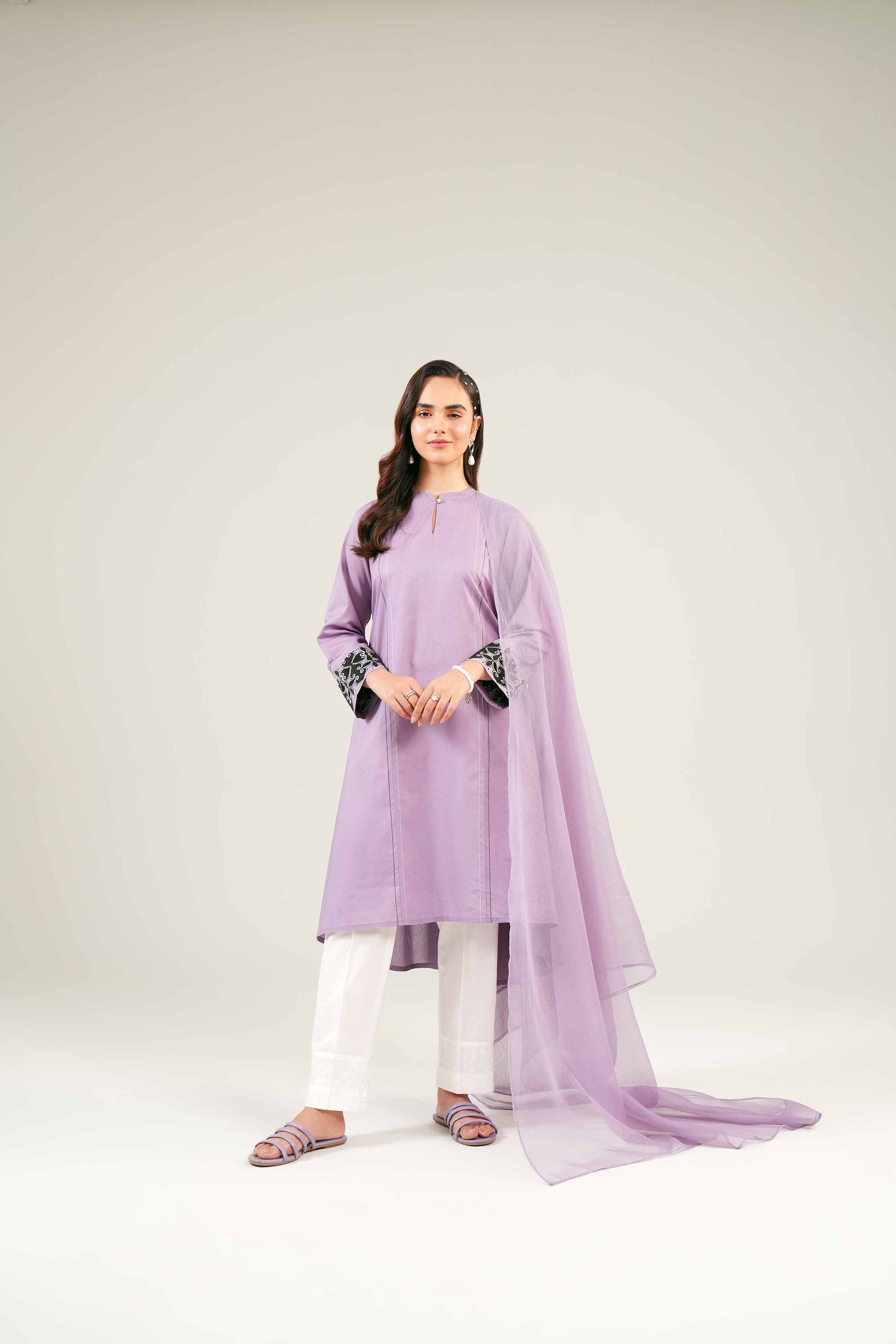 2 Piece - Embroidered Suit - PE24-79 - Image 4