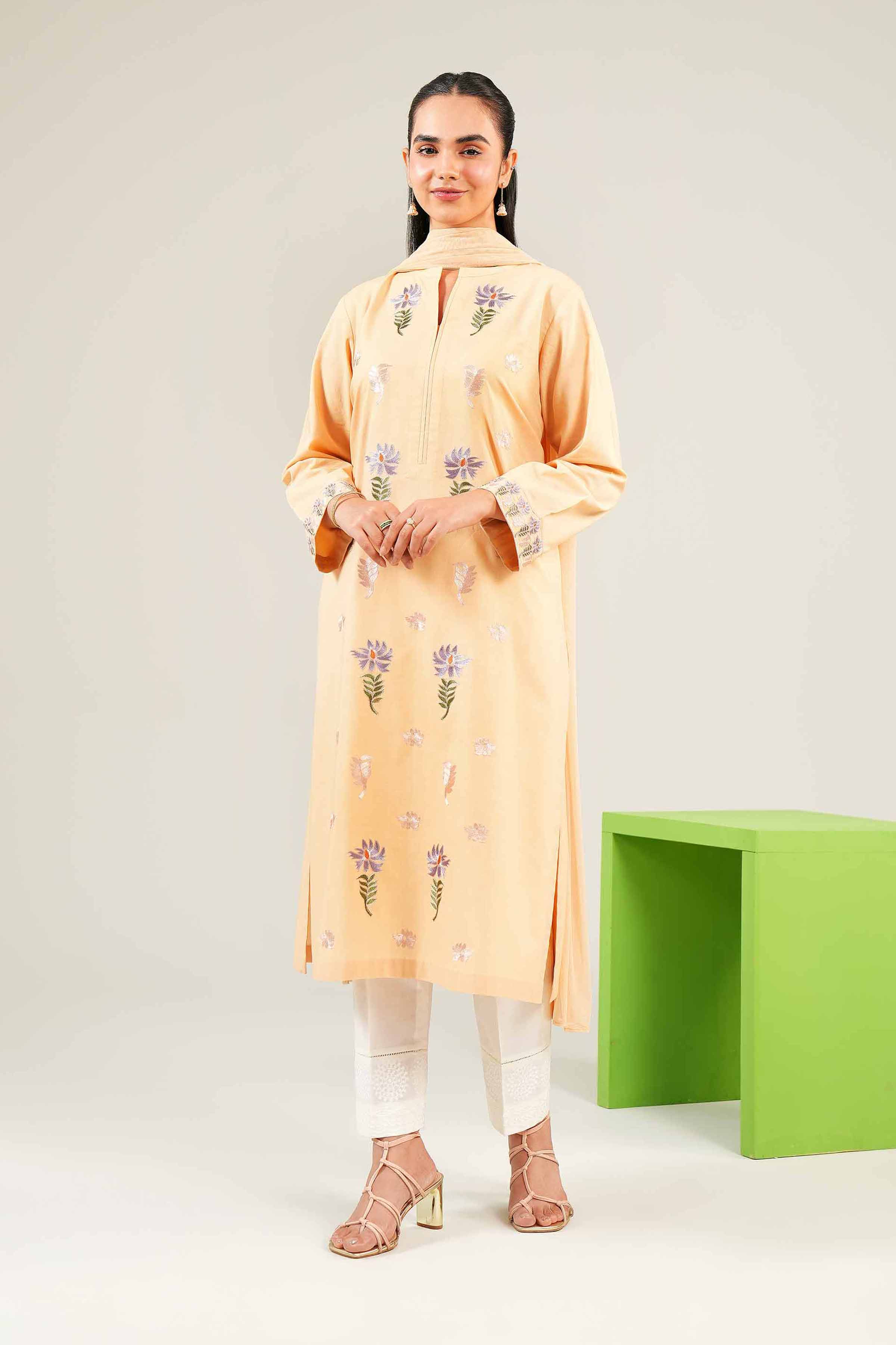 2 Piece - Embroidered Suit - PE24-82 - Image 2