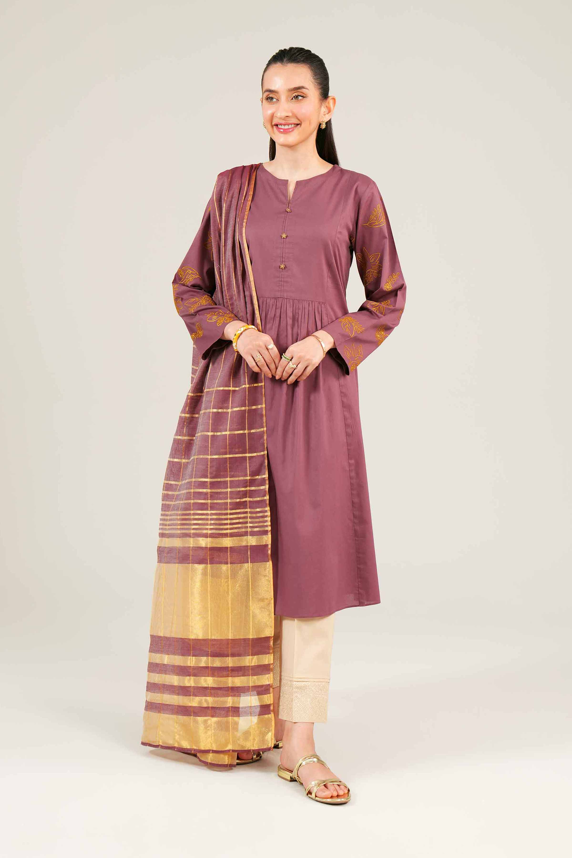 2 Piece - Embroidered Suit - PE24-83 - Image 2