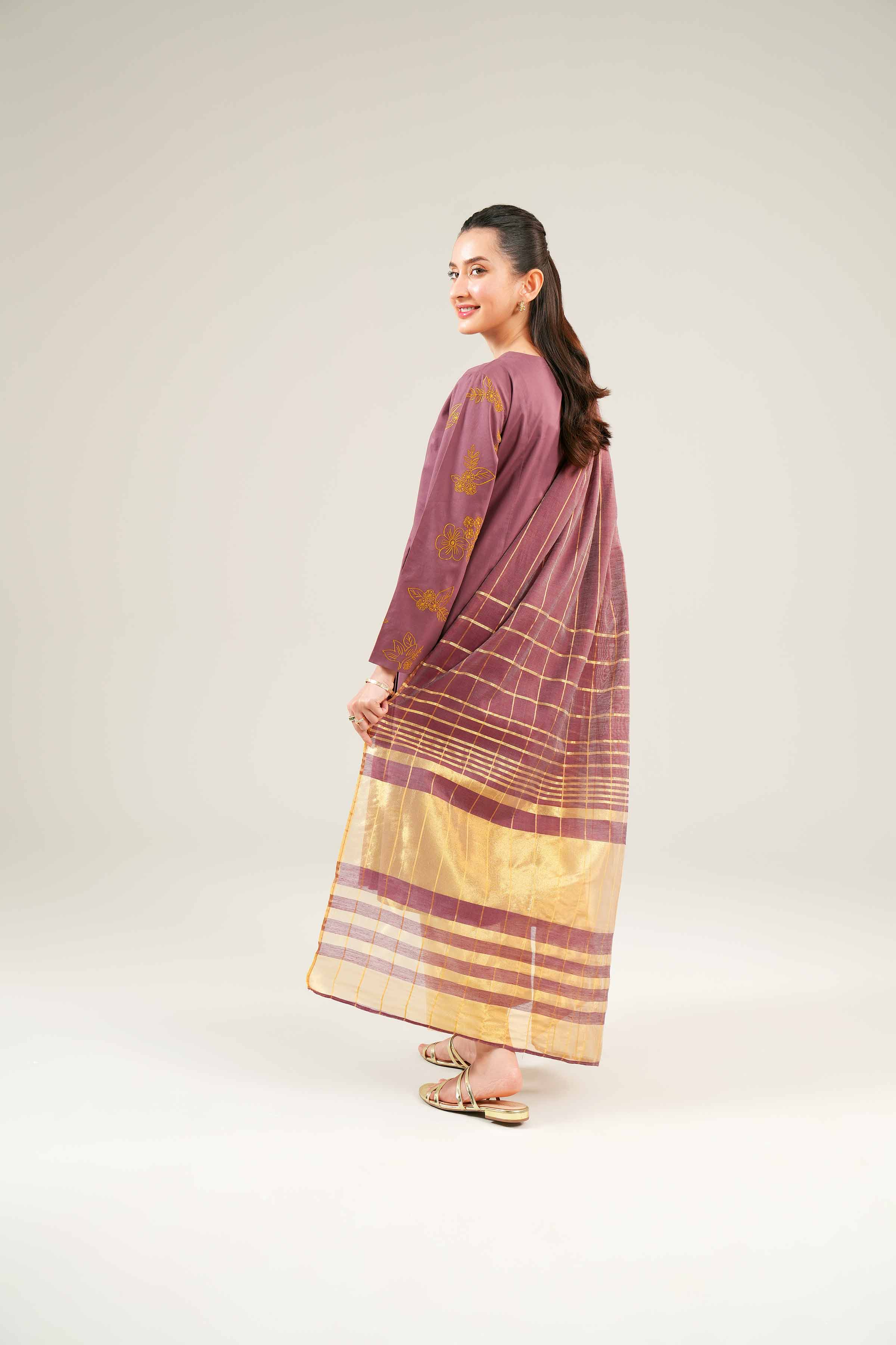 2 Piece - Embroidered Suit - PE24-83 - Image 3