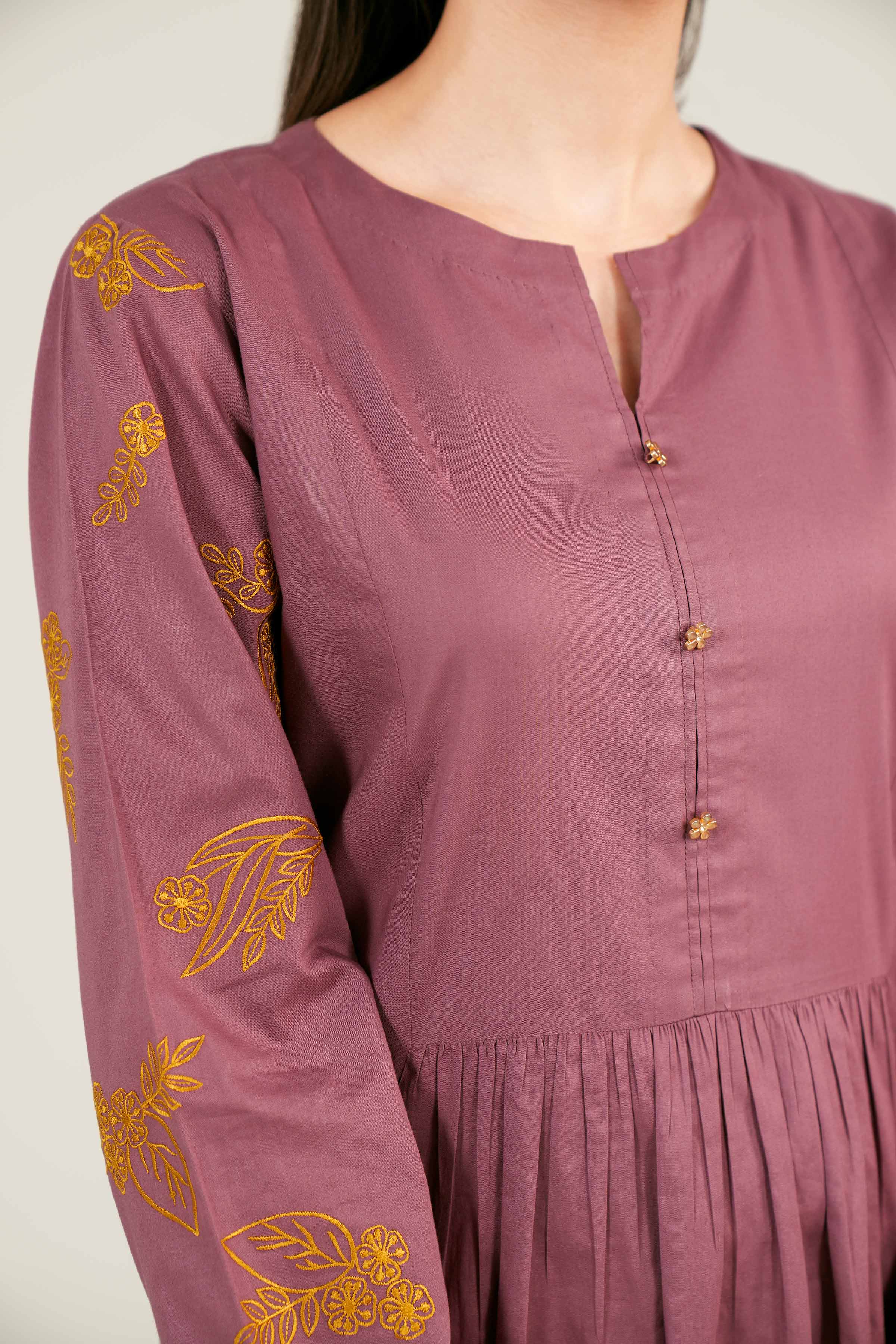 2 Piece - Embroidered Suit - PE24-83 - Image 7