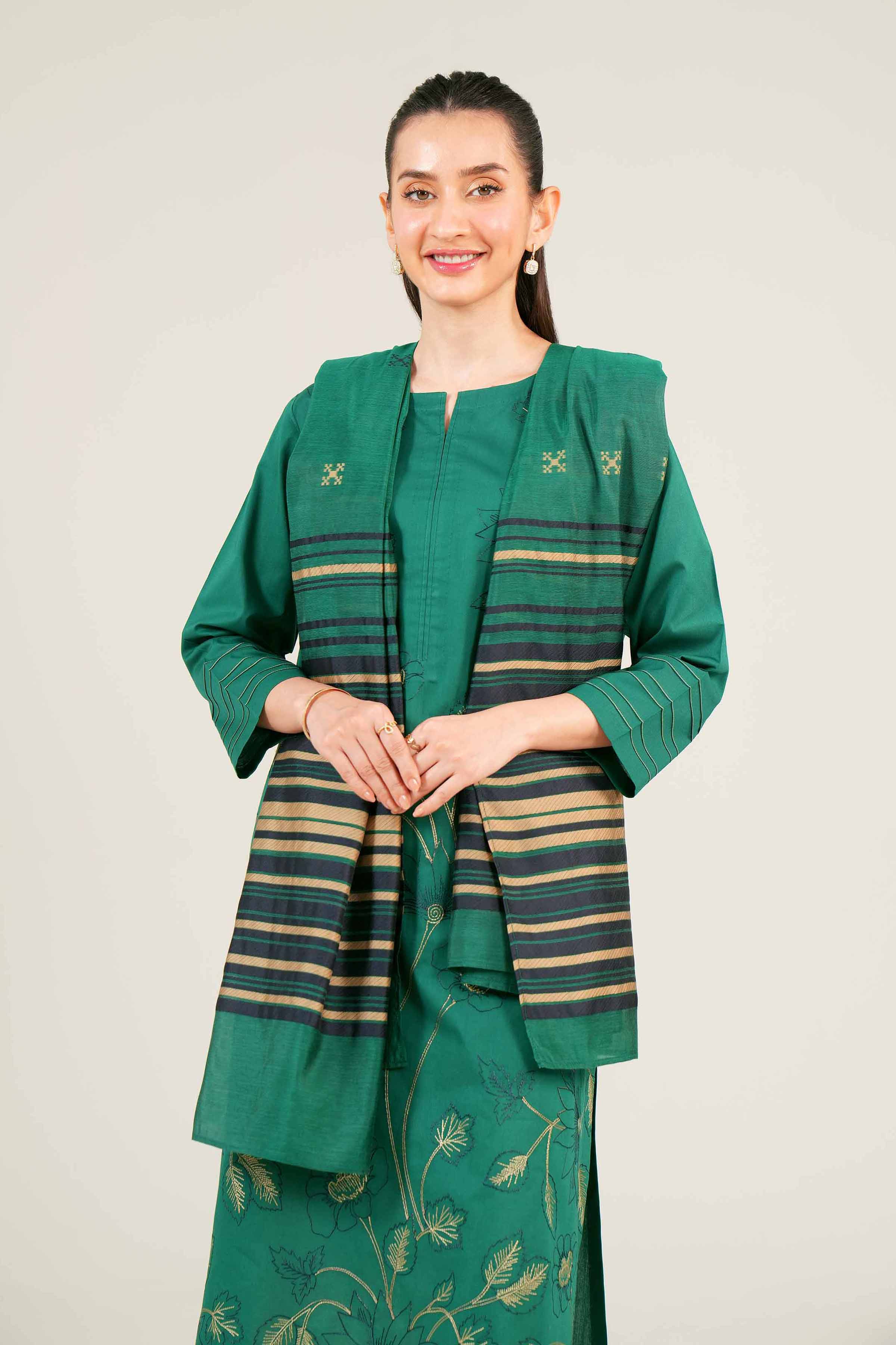 2 Piece - Embroidered Suit - PE24-95 - Image 2