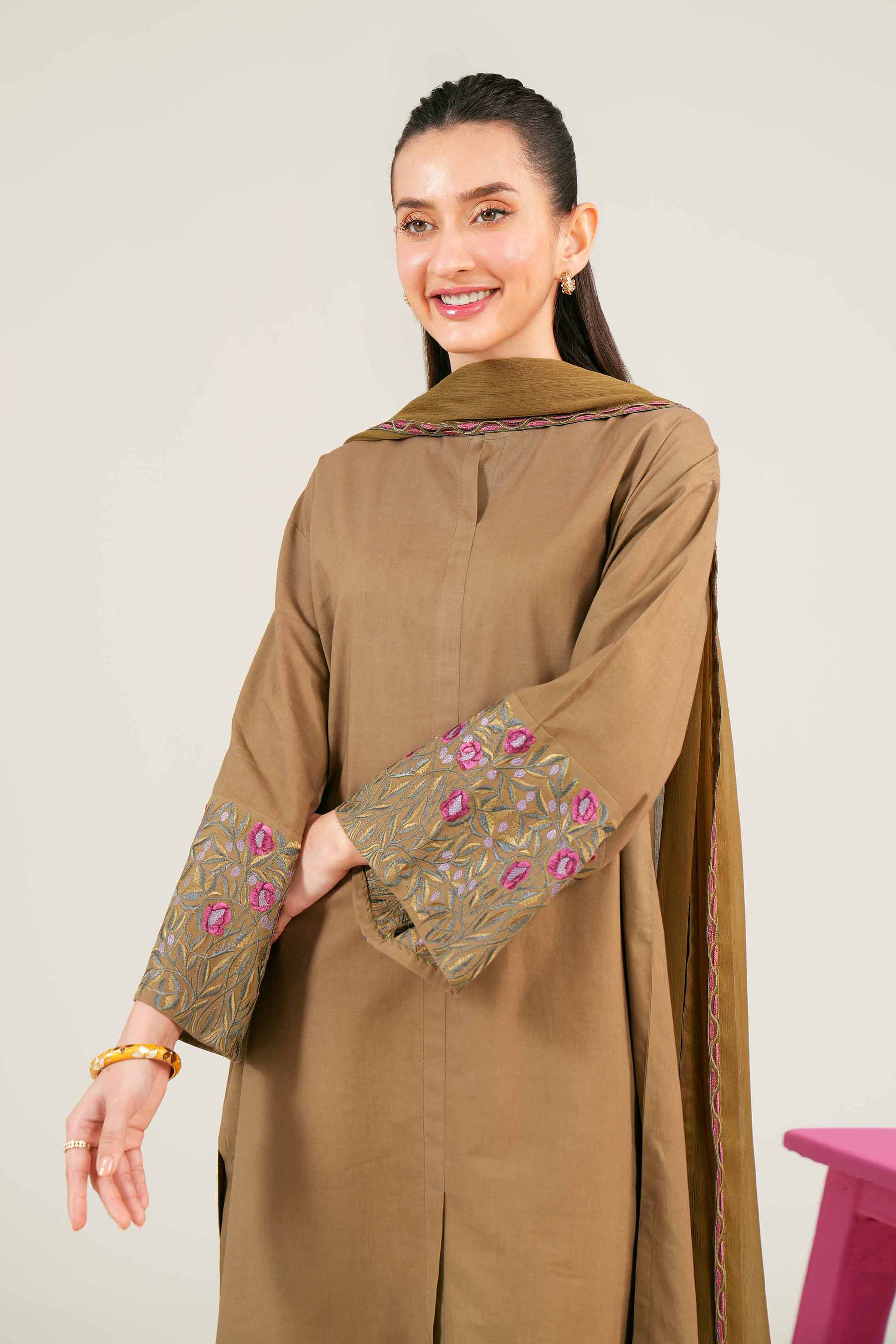 2 Piece - Embroidered Suit - PE24-97 - Image 2