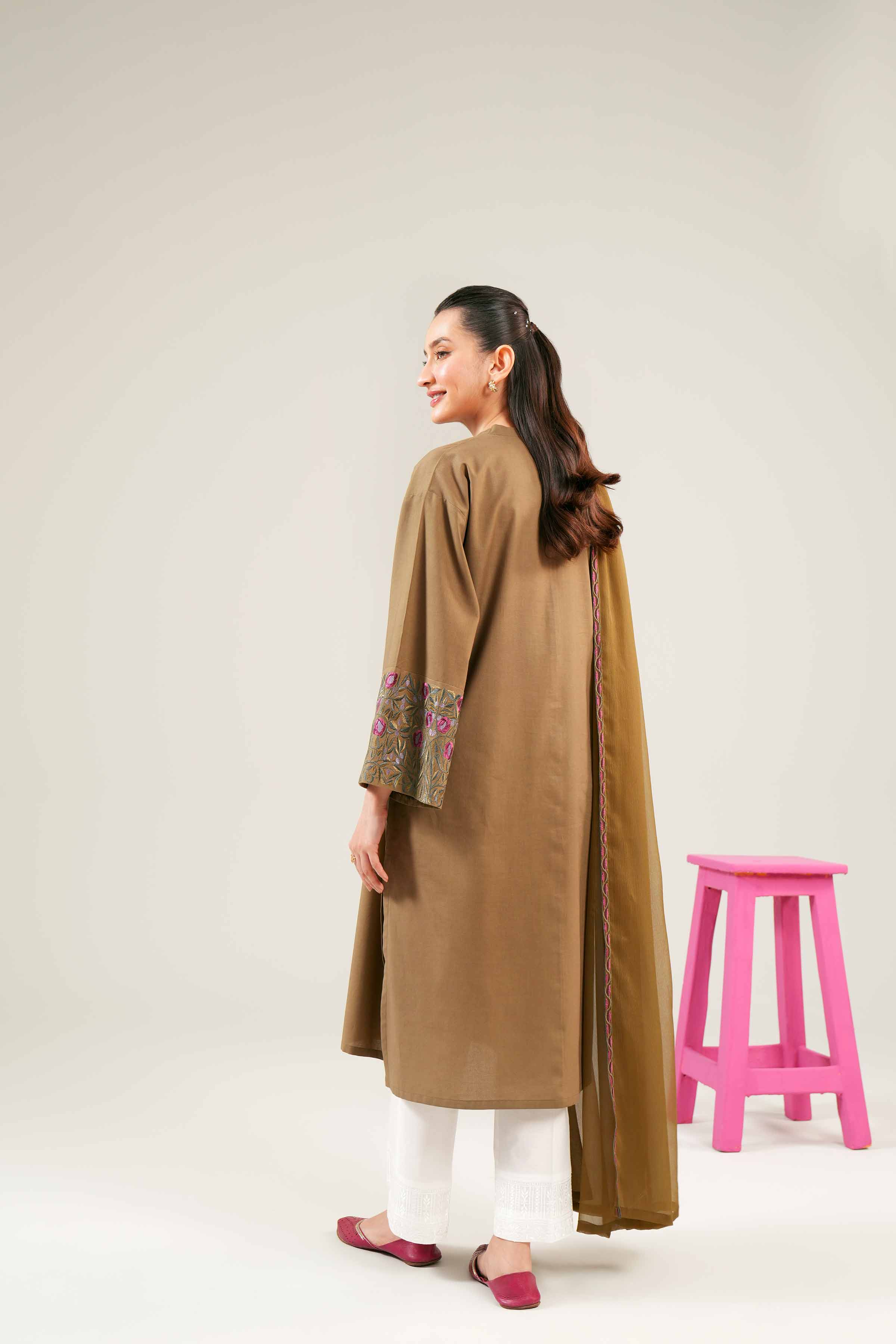 2 Piece - Embroidered Suit - PE24-97 - Image 3