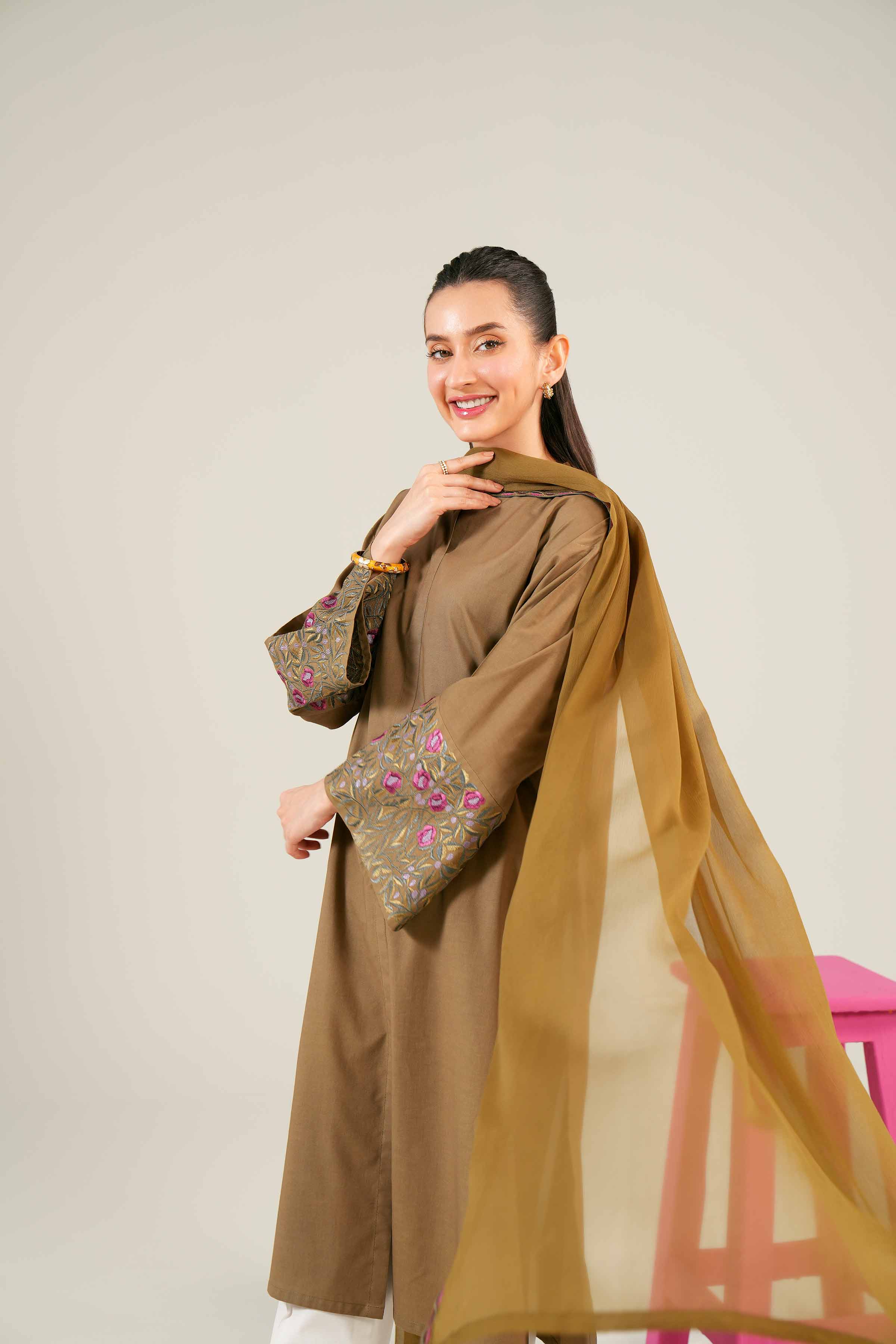 2 Piece - Embroidered Suit - PE24-97 - Image 5