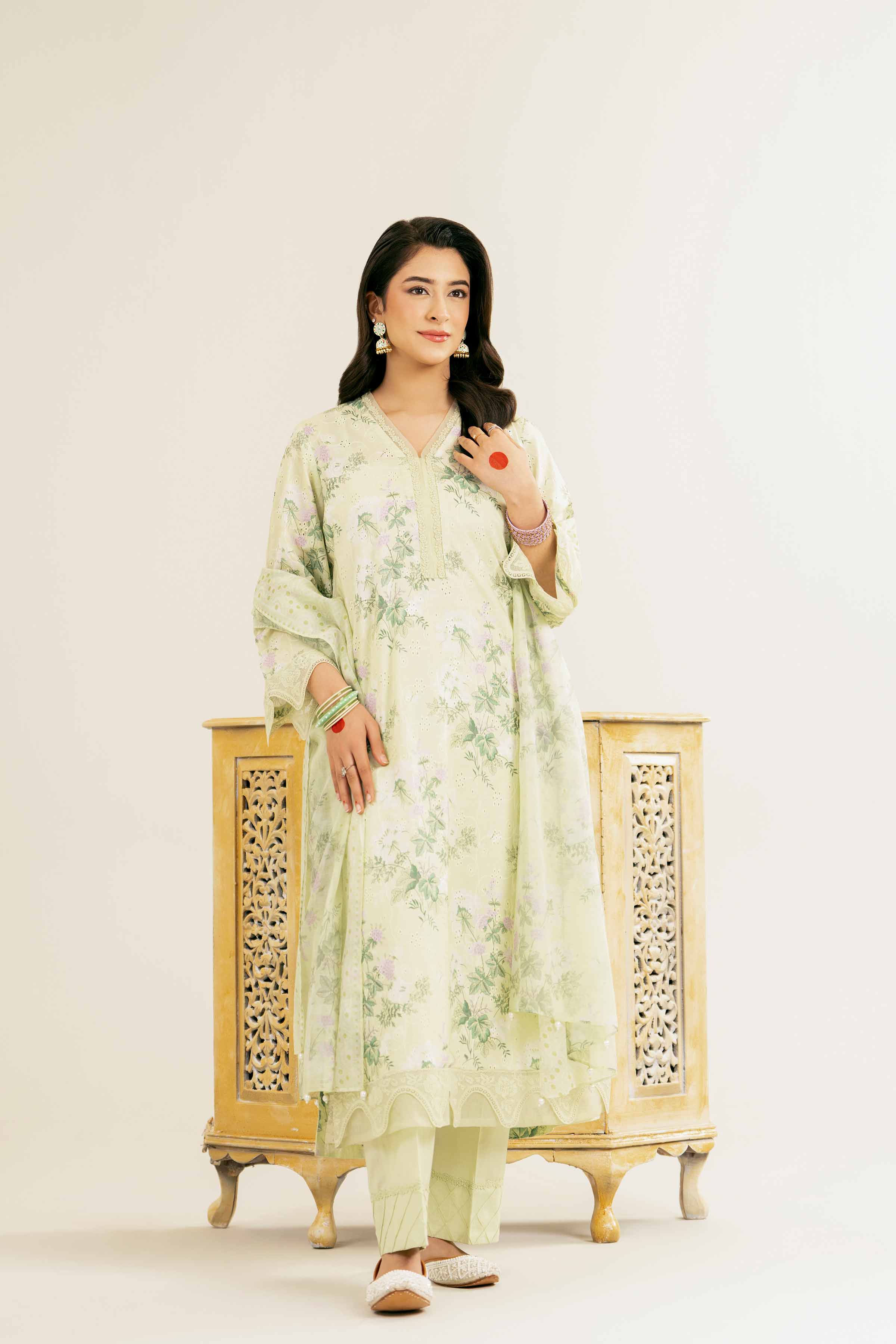 3 Piece - Printed Suit - PE25-107 - Image 4