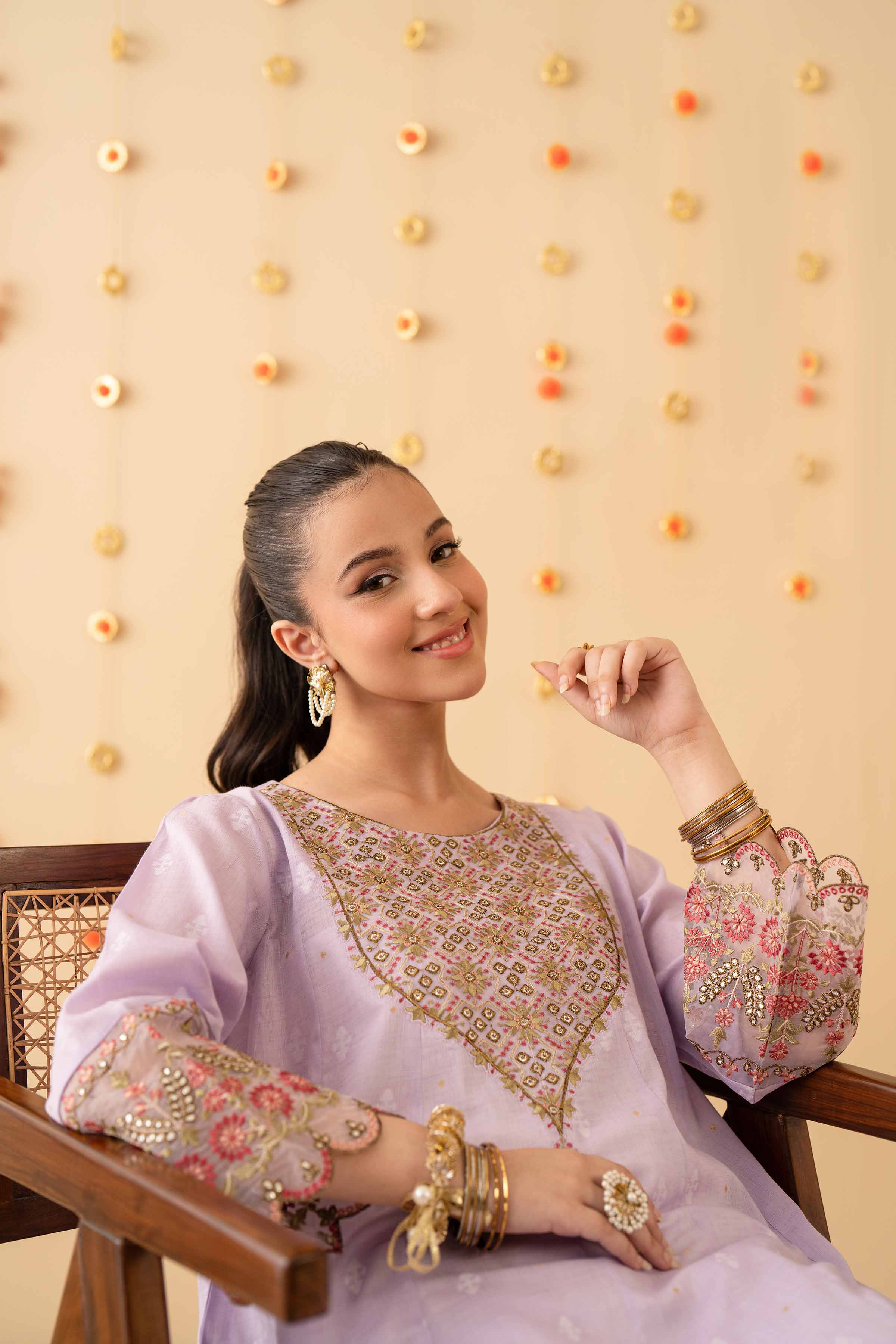 2 Piece - Embroidered Suit - PE25-142 - Image 4
