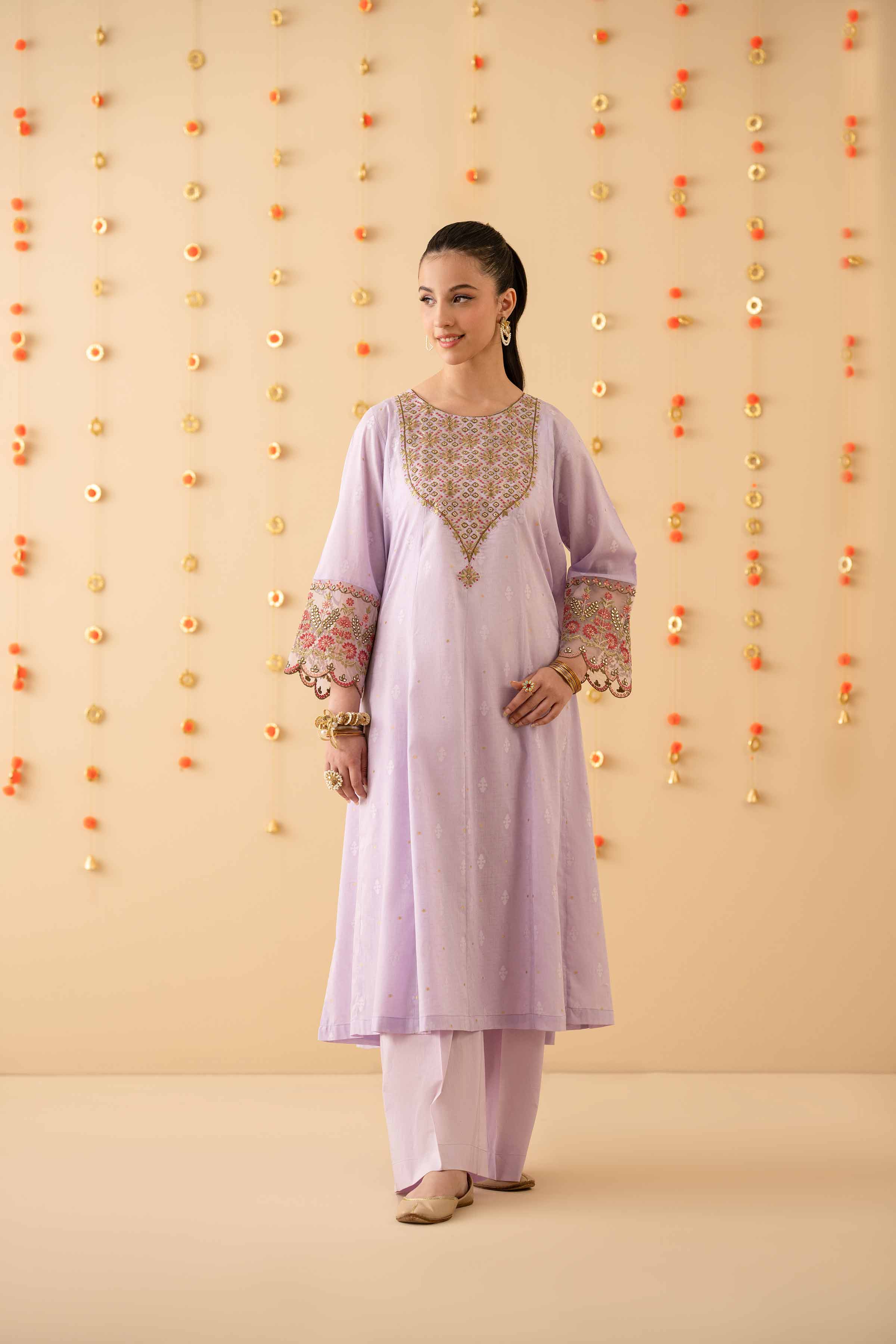 2 Piece - Embroidered Suit - PE25-142 - Image 6