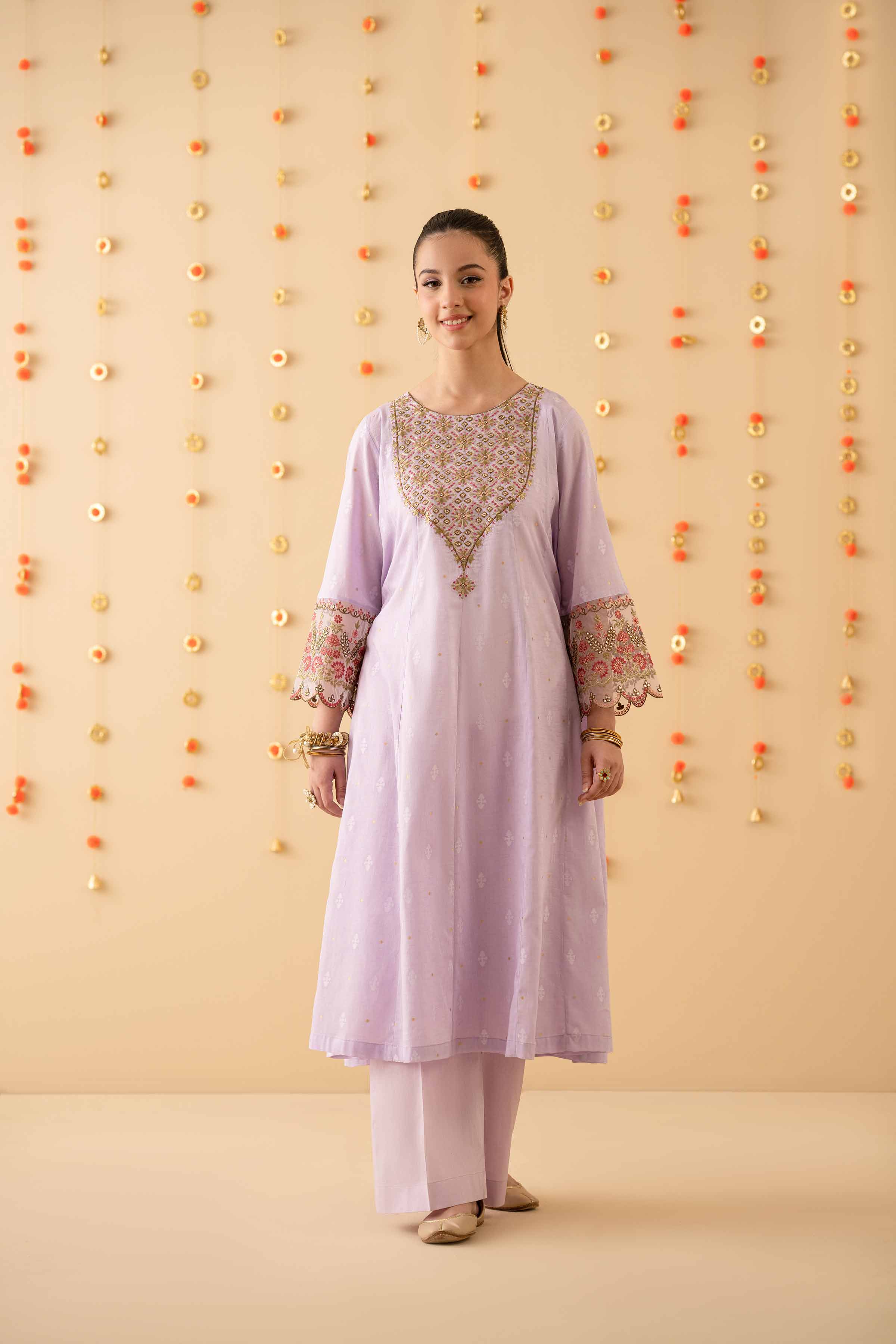 2 Piece - Embroidered Suit - PE25-142 - Image 7