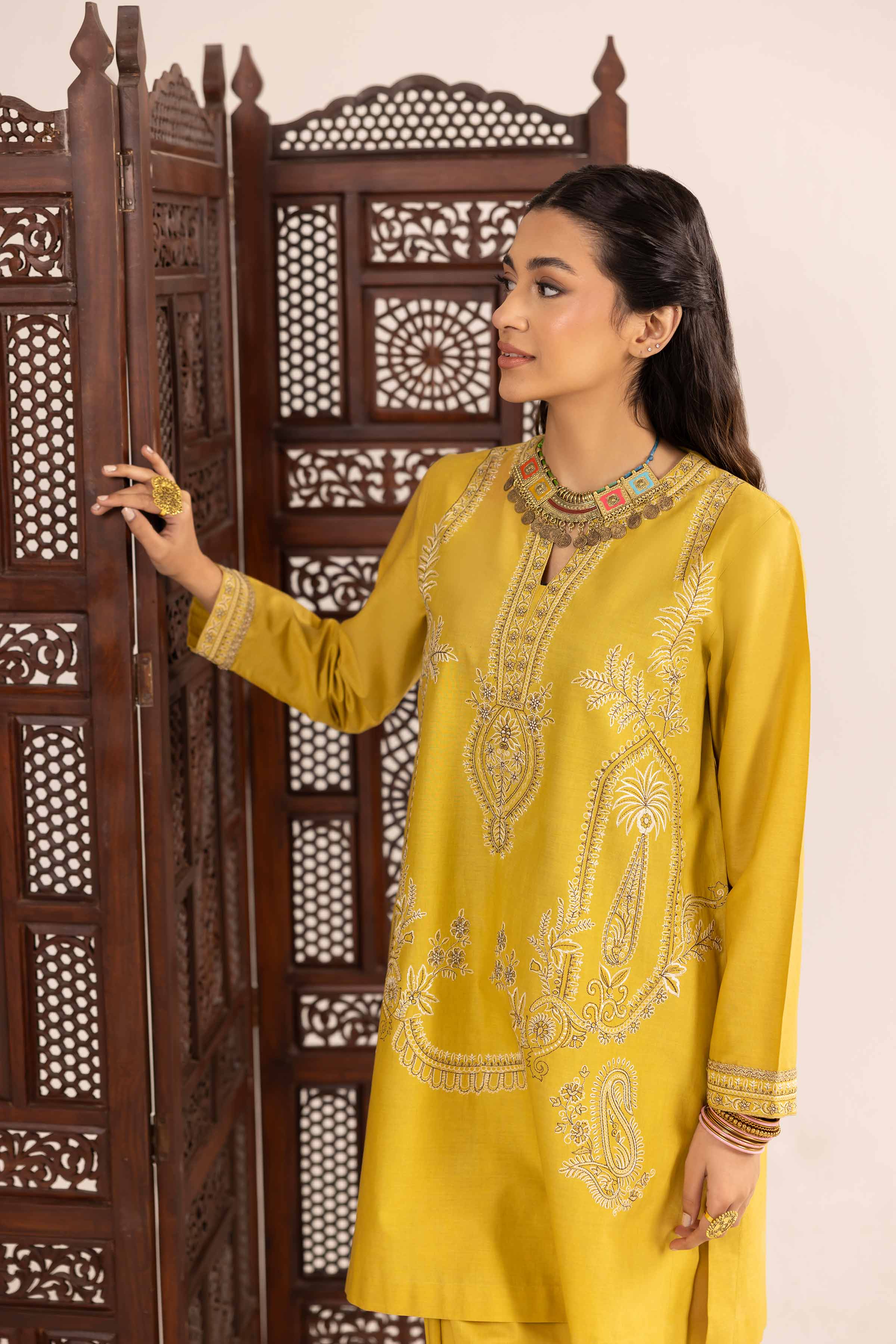 2 Piece - Embroidered Suit - PE25-161 - Image 6