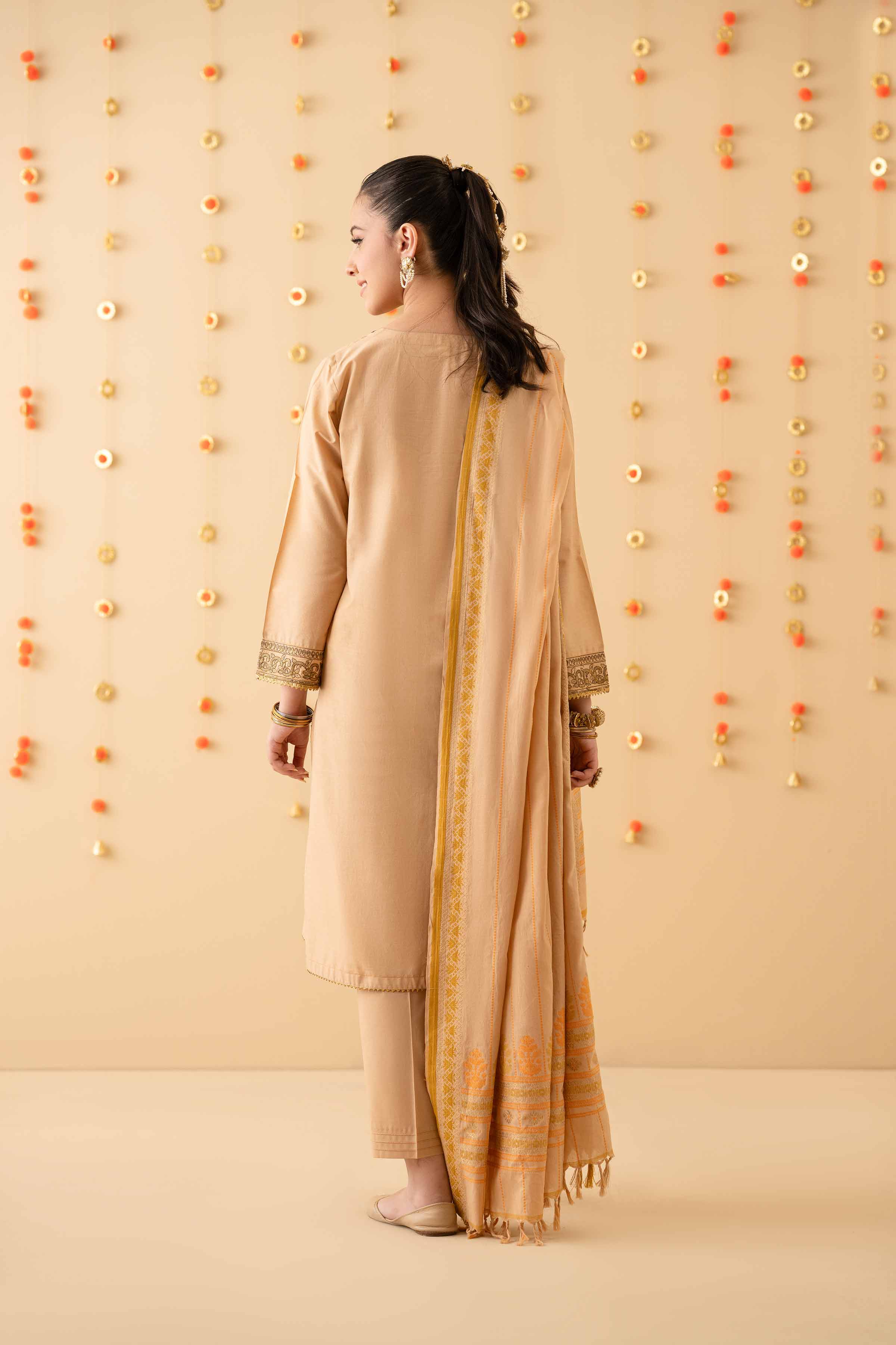 3 Piece - Embroidered Suit - PE25-184 - Image 9