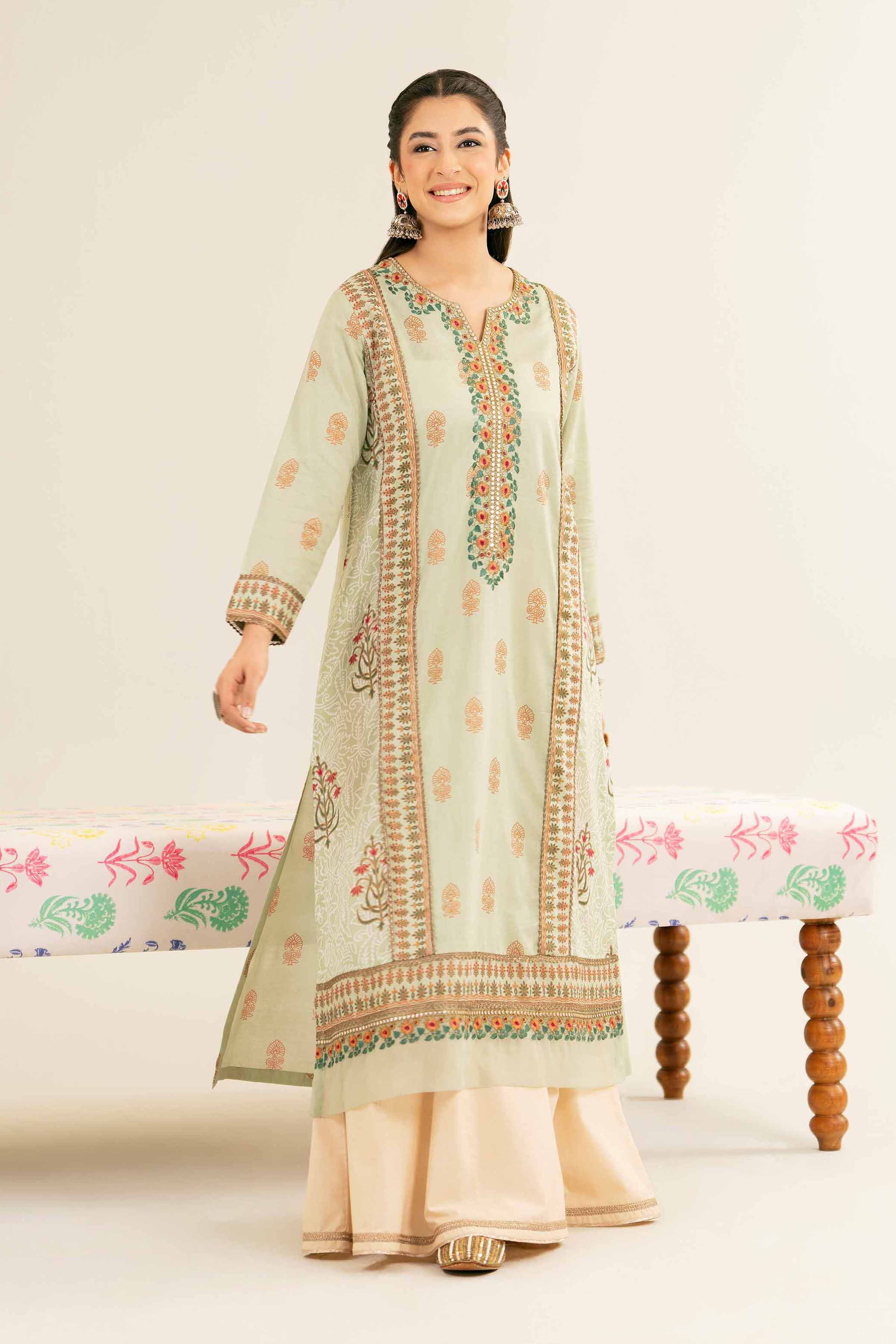 Printed Embroidered Shirt - PE25-209 - Image 2