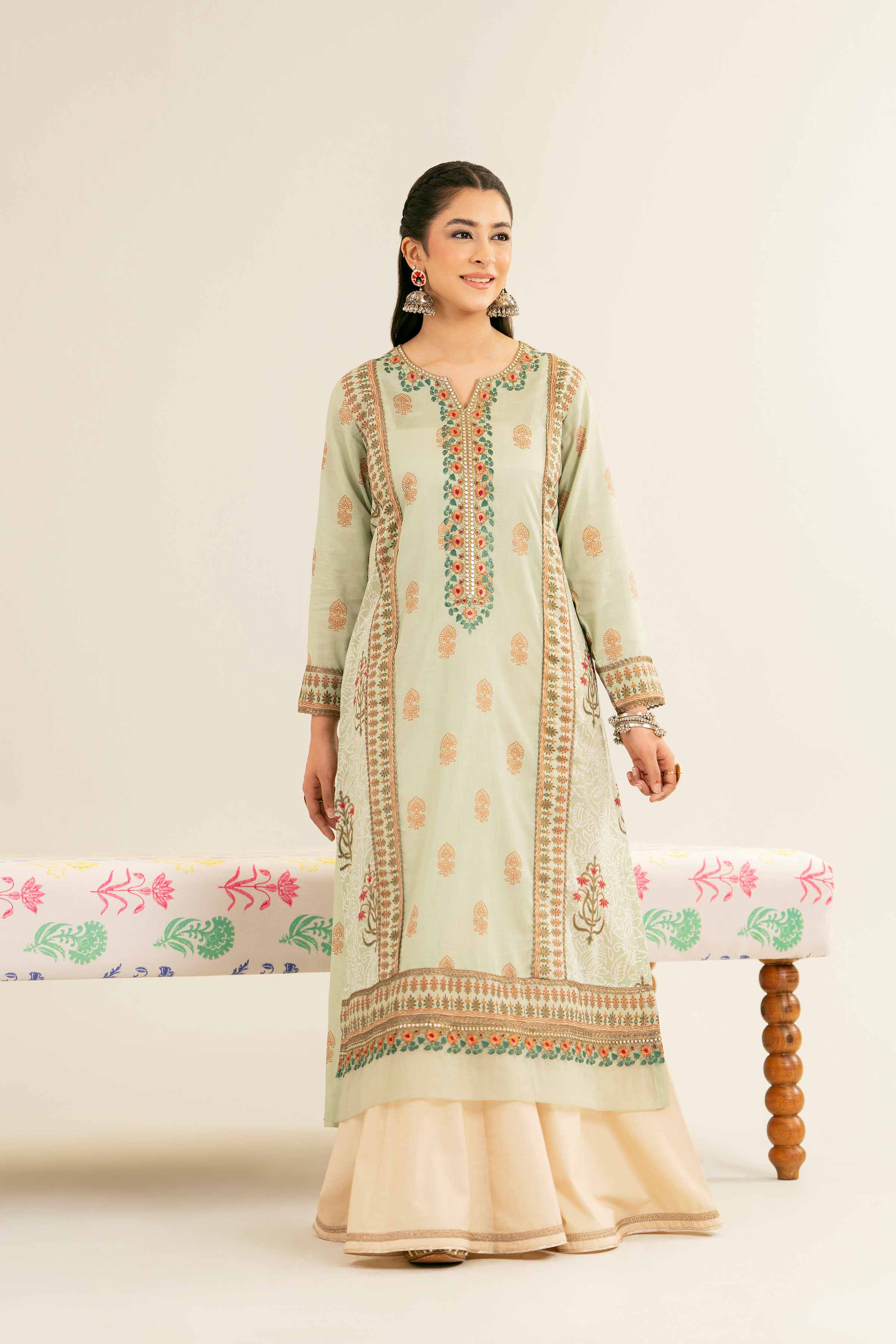Printed Embroidered Shirt - PE25-209 - Image 4