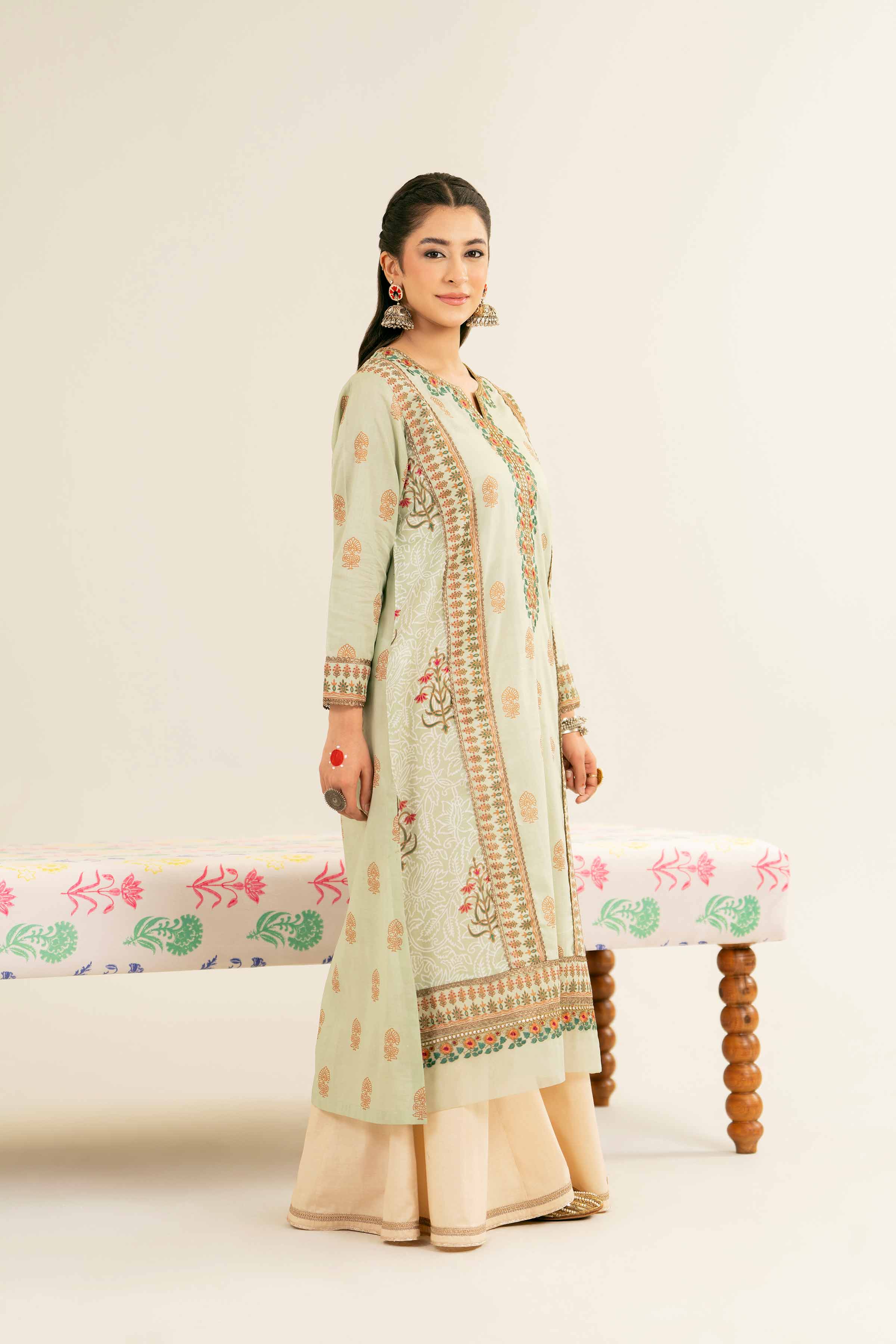 Printed Embroidered Shirt - PE25-209 - Image 6
