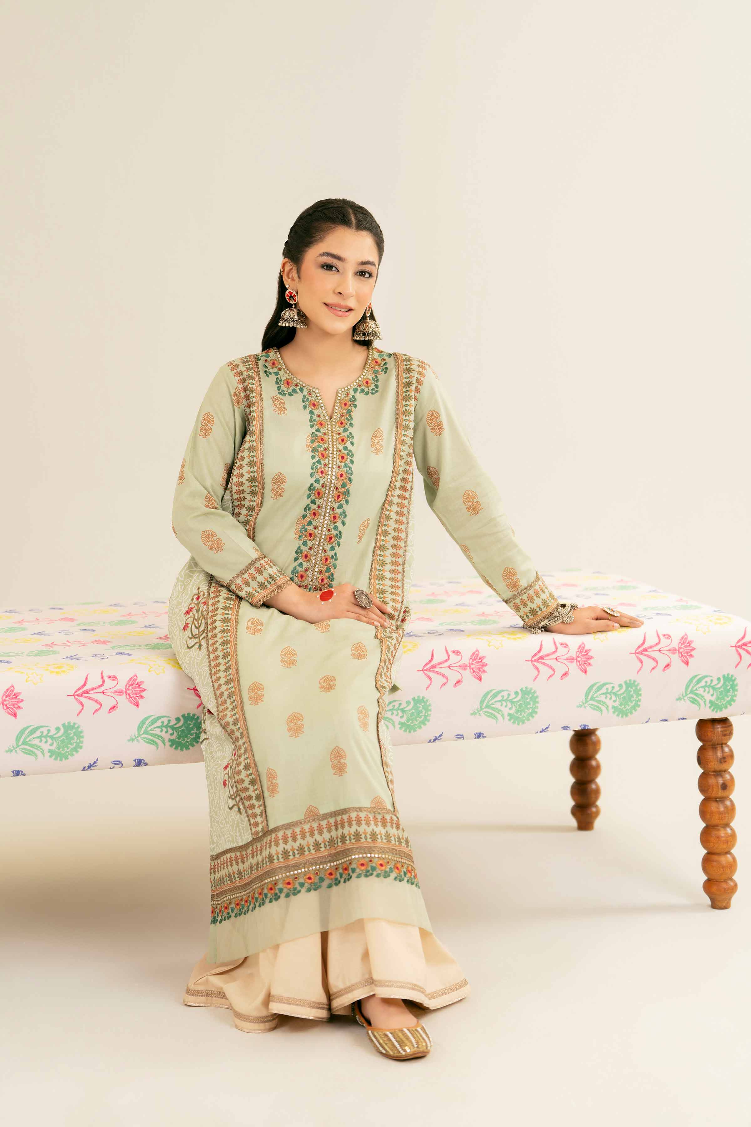 Printed Embroidered Shirt - PE25-209 - Image 7