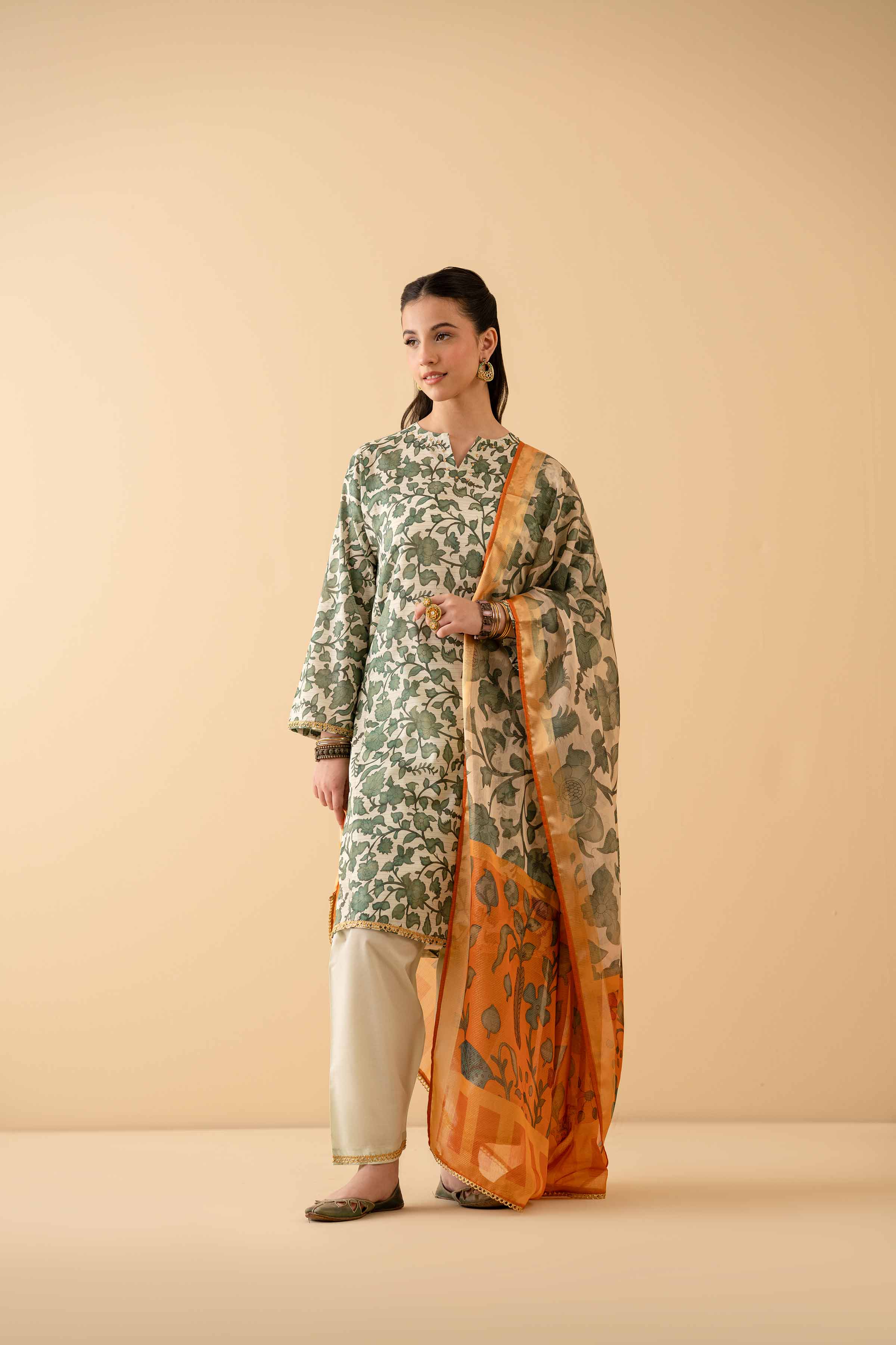 3 Piece - Printed Suit - PE25-217 - Image 4