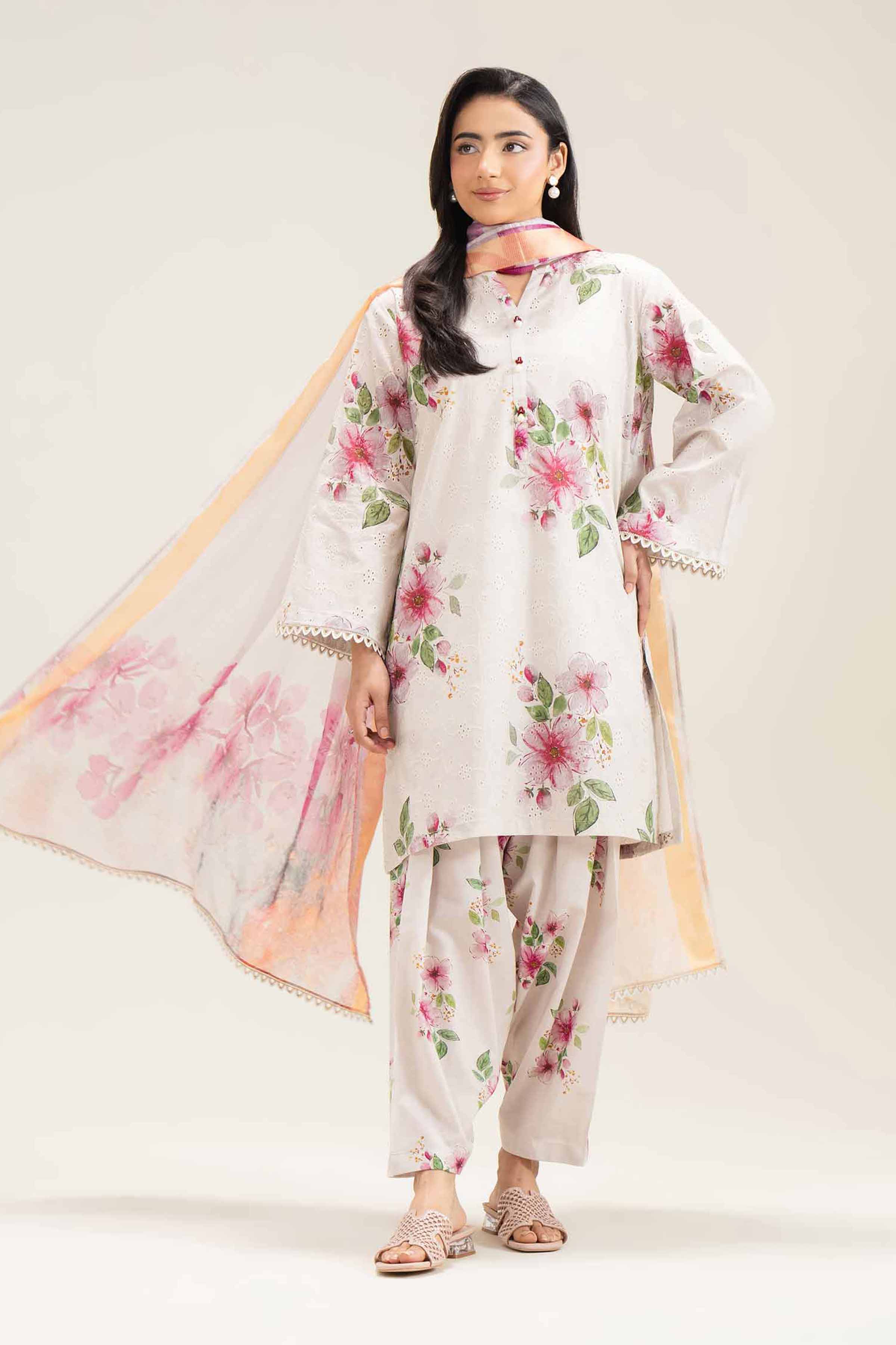 3 Piece - Printed Suit - PE25-250