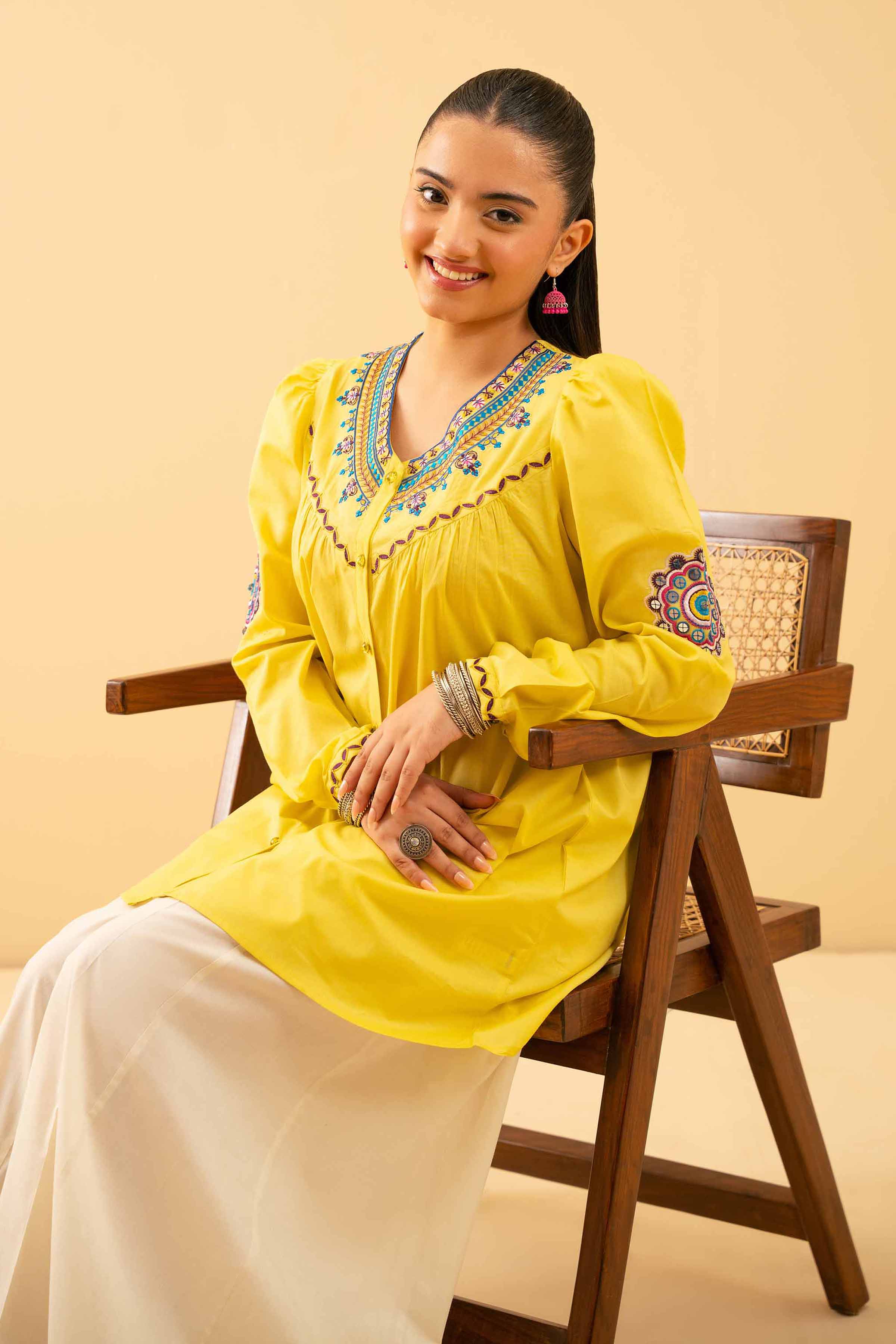 Embroidered Shirt - PE25-270 - Image 2