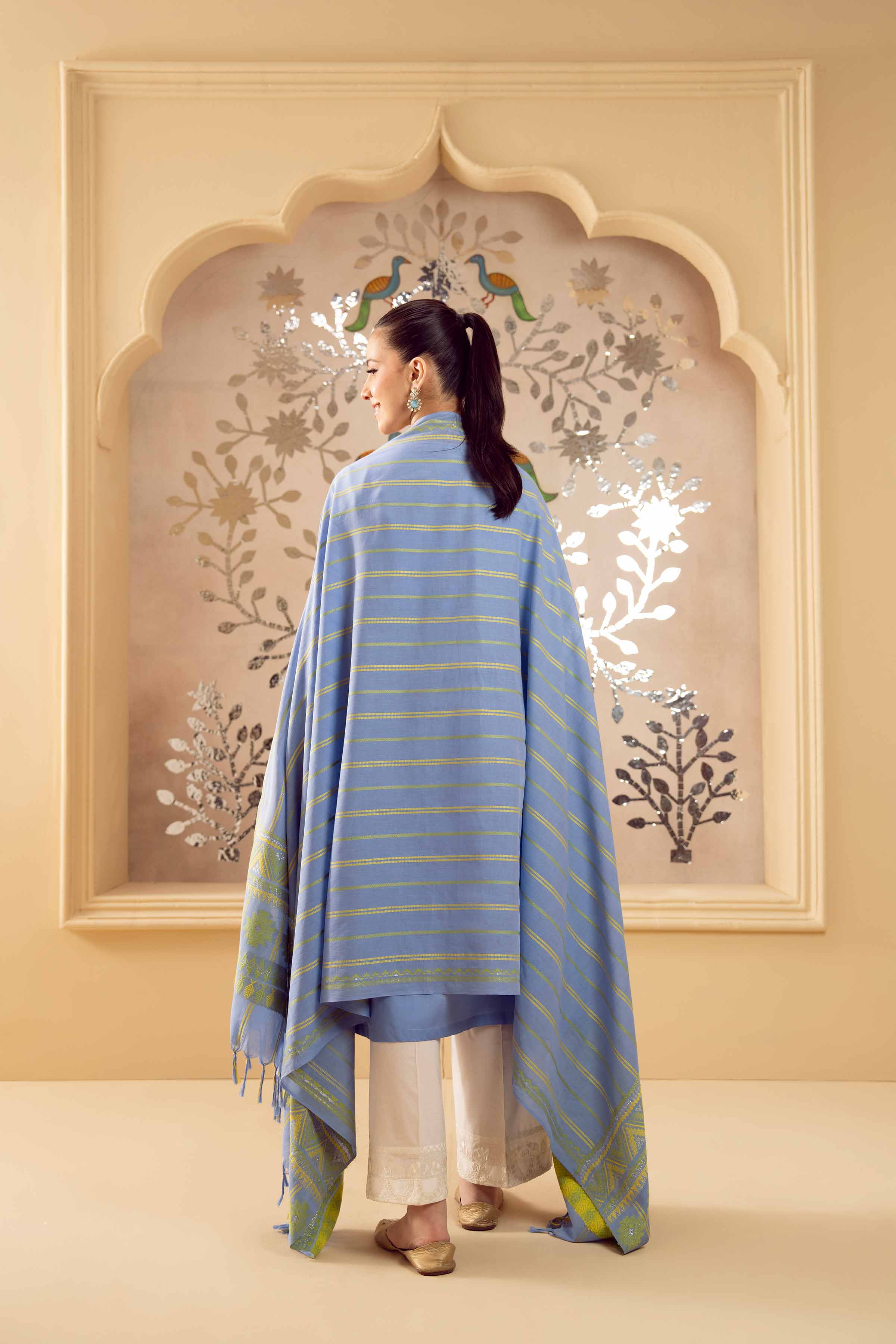 2 Piece - Embroidered Suit - PE25-292 - Image 4