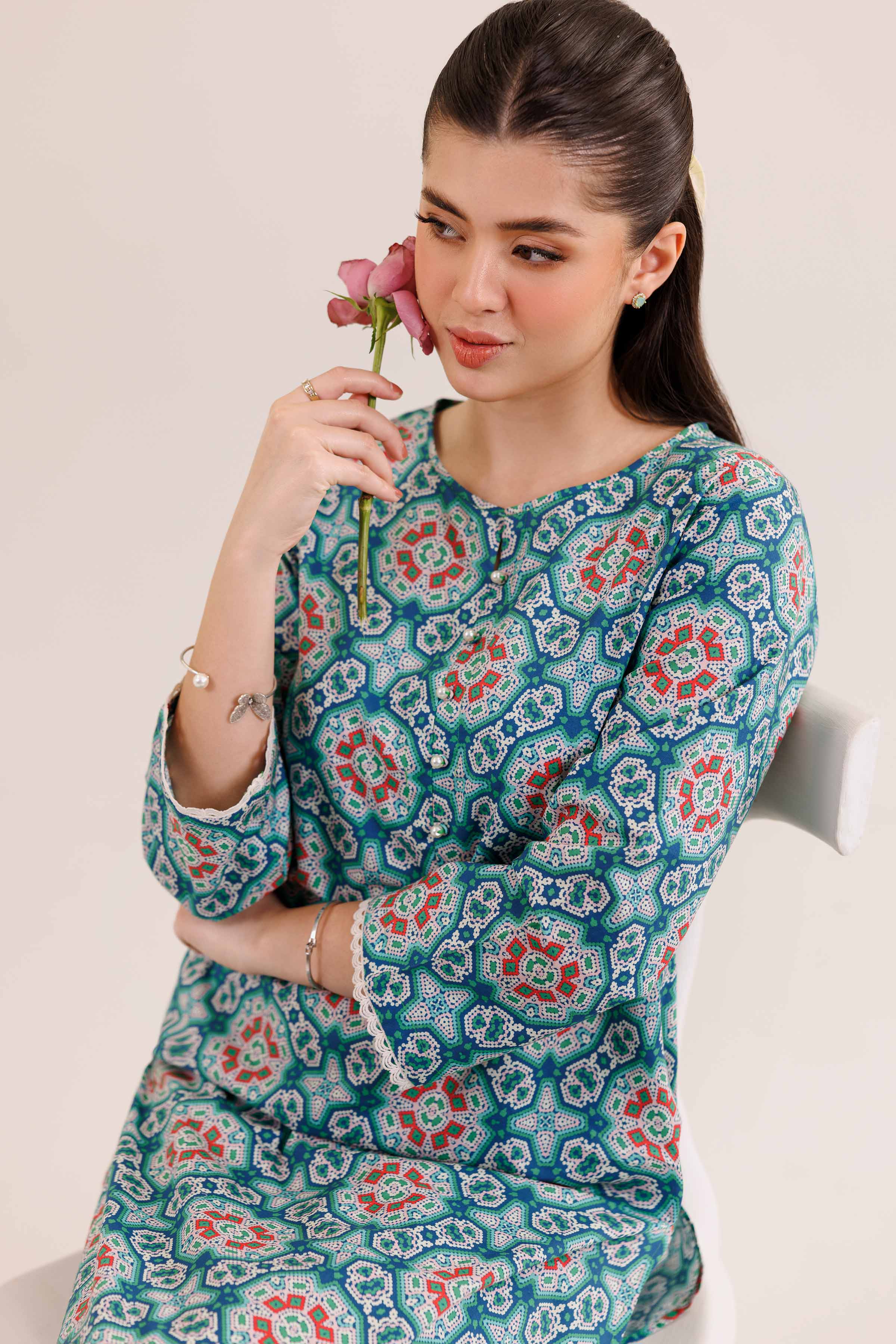 2 Piece - Printed Suit - PE25-313 - Image 5
