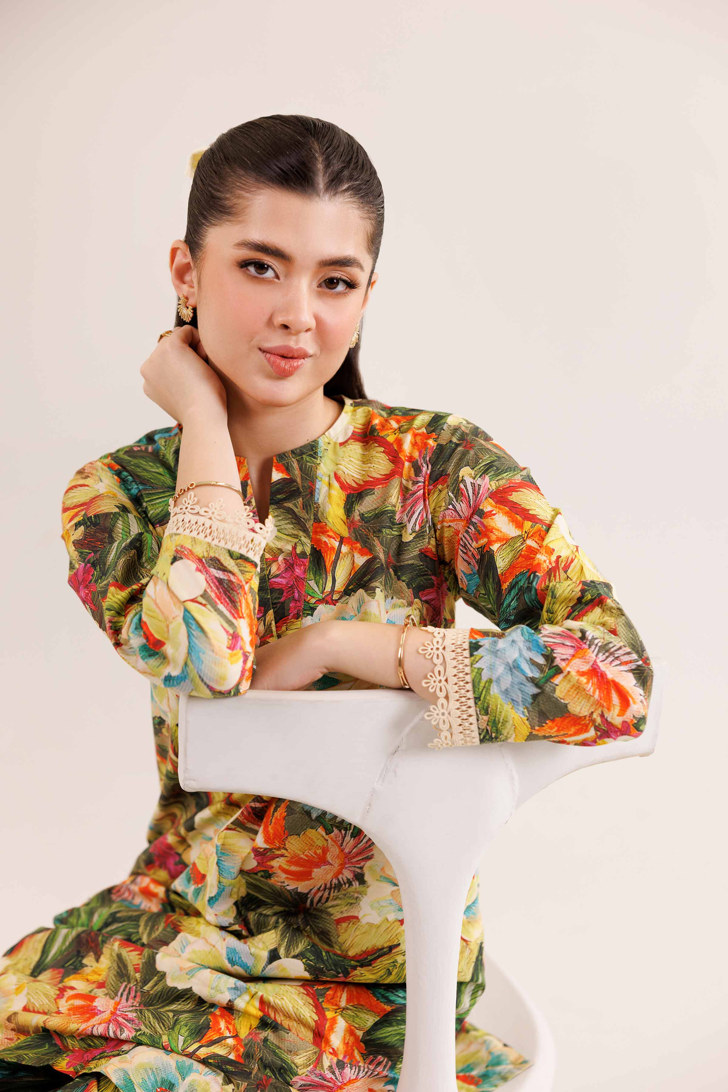 2 Piece - Printed Suit - PE25-322 - Image 3