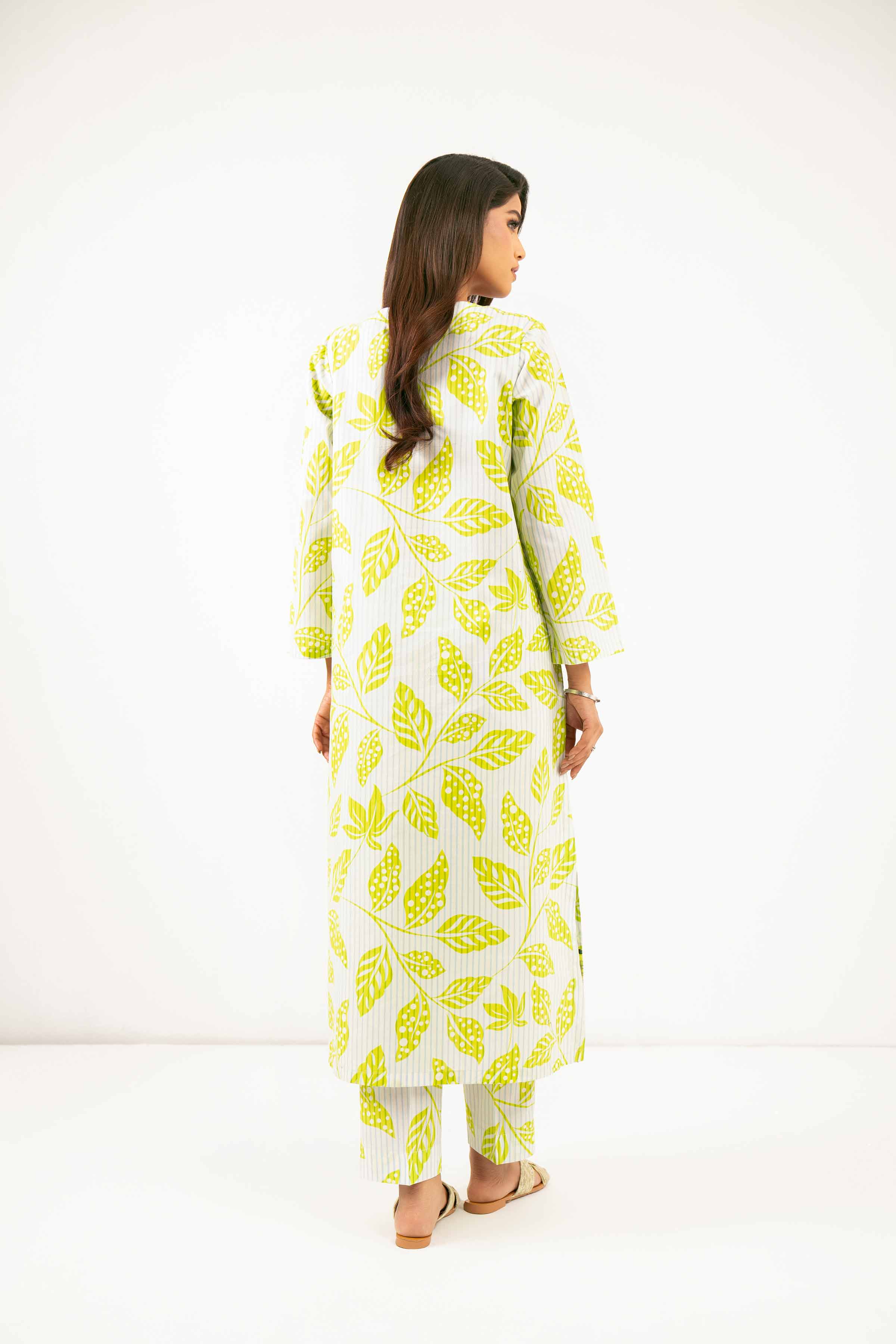2 Piece - Printed Embroidered Suit - PE25-330 - Image 3
