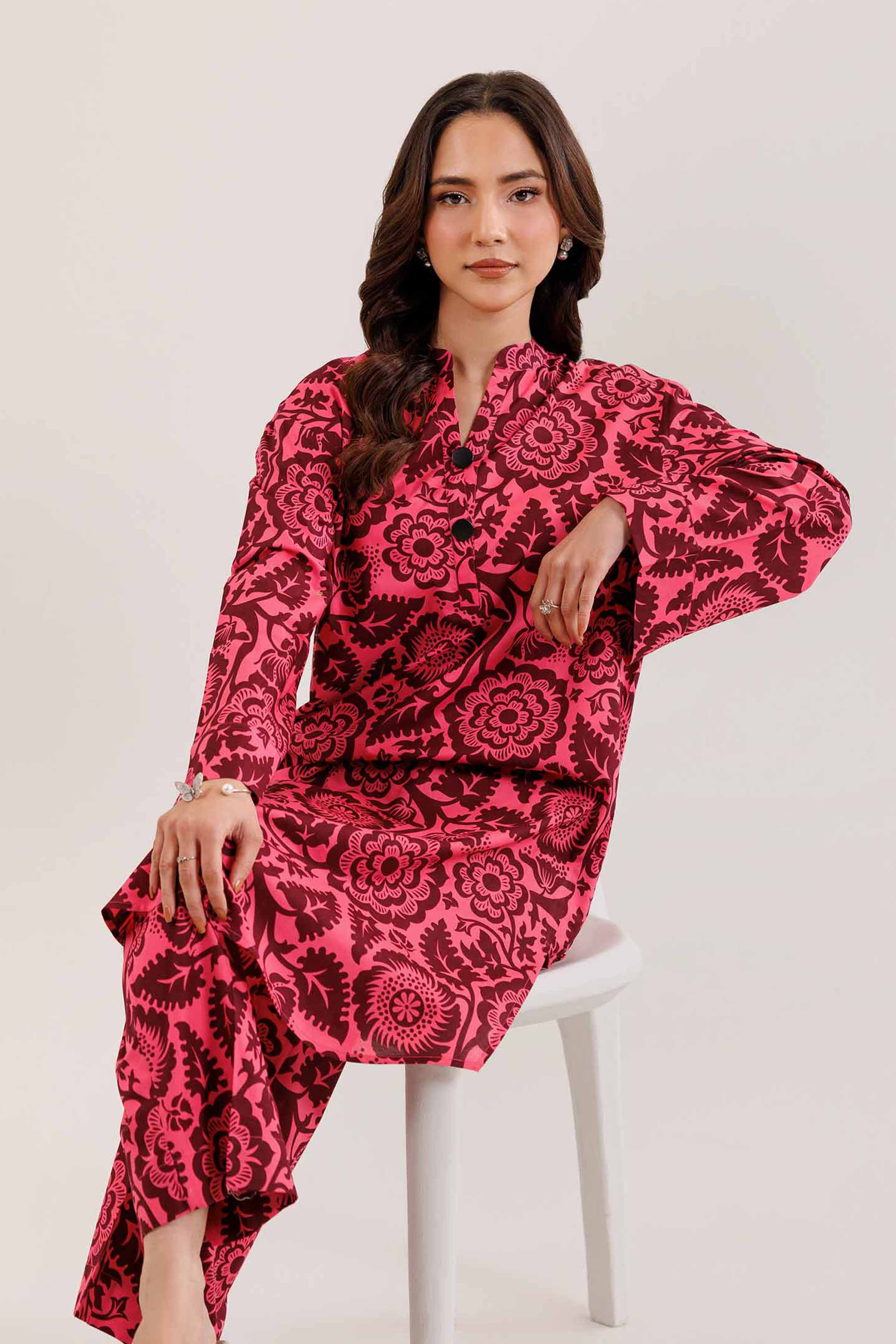 2 Piece - Printed Suit - PE25-346 - Image 2
