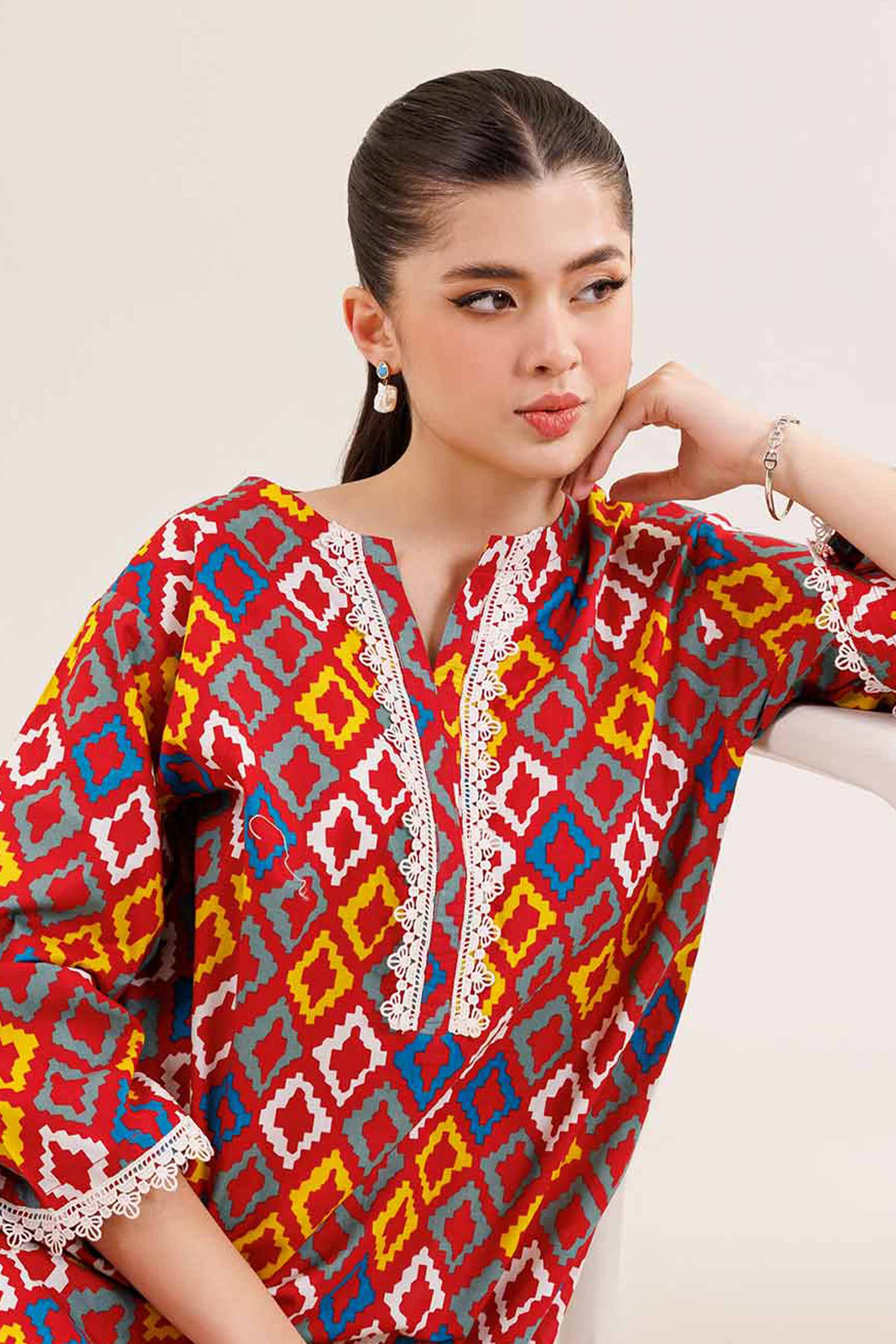 2 Piece - Printed Suit - PE25-369 - Image 2