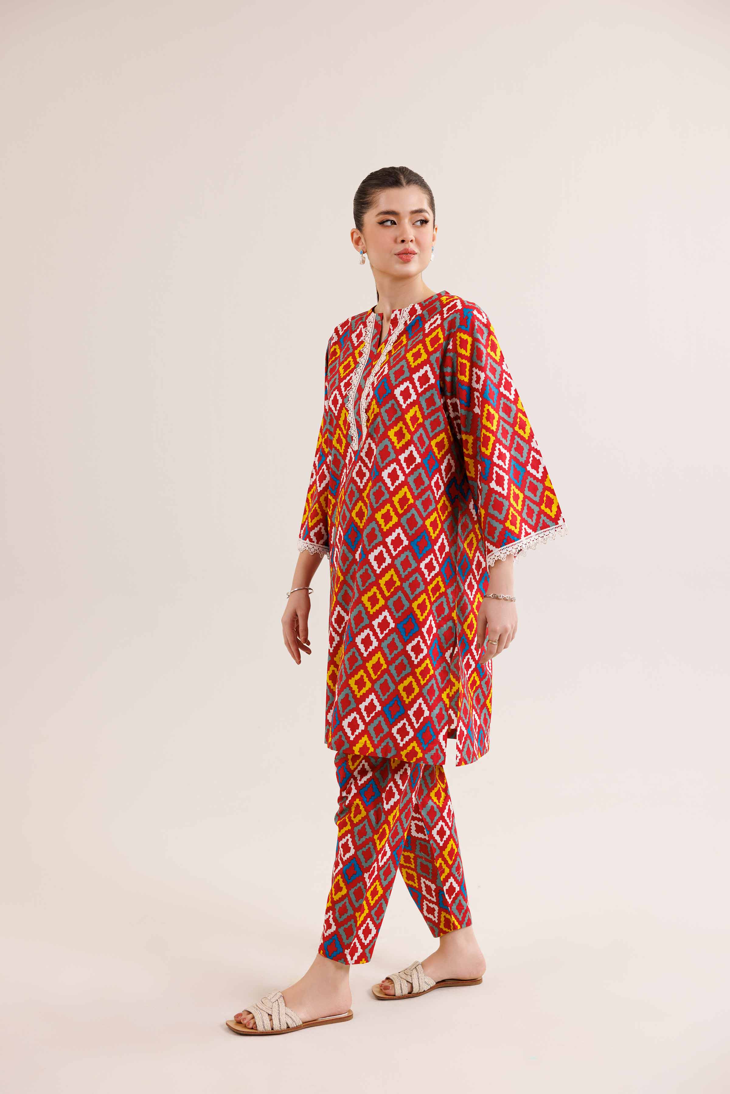 2 Piece - Printed Suit - PE25-369 - Image 4
