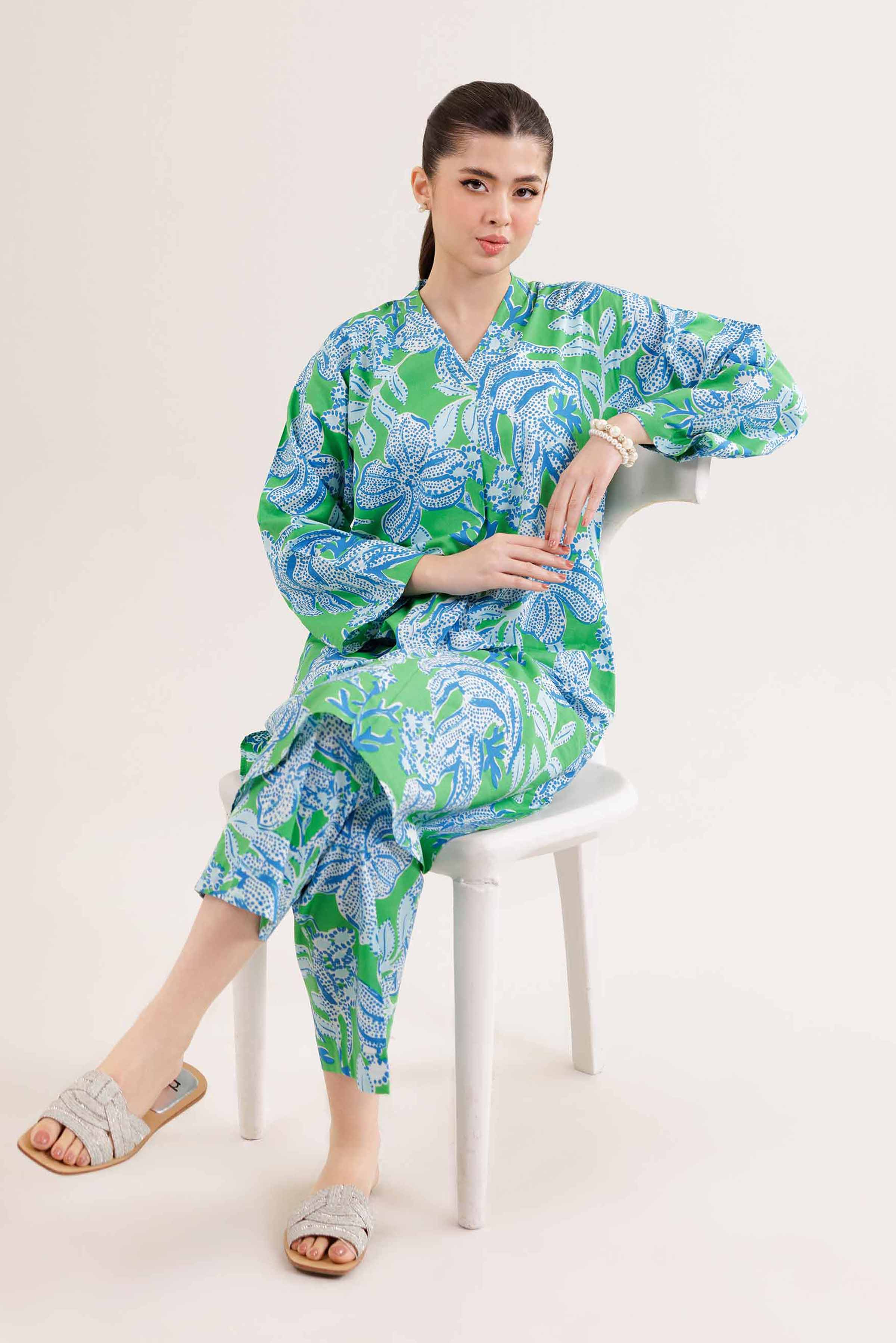 2 Piece - Printed Suit - PE25-396 - Image 2
