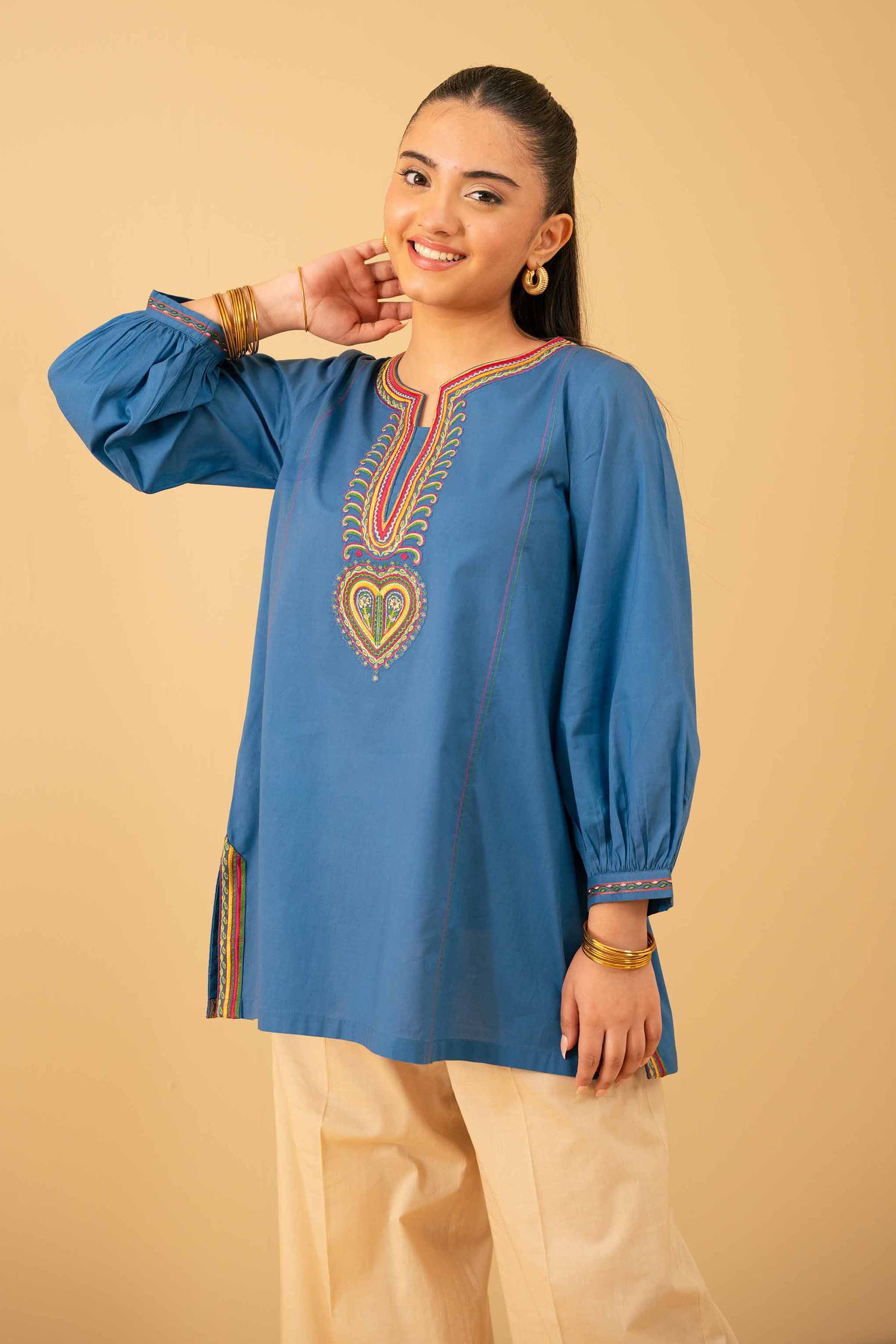 Embroidered Tunic - PE25-419 - Image 2
