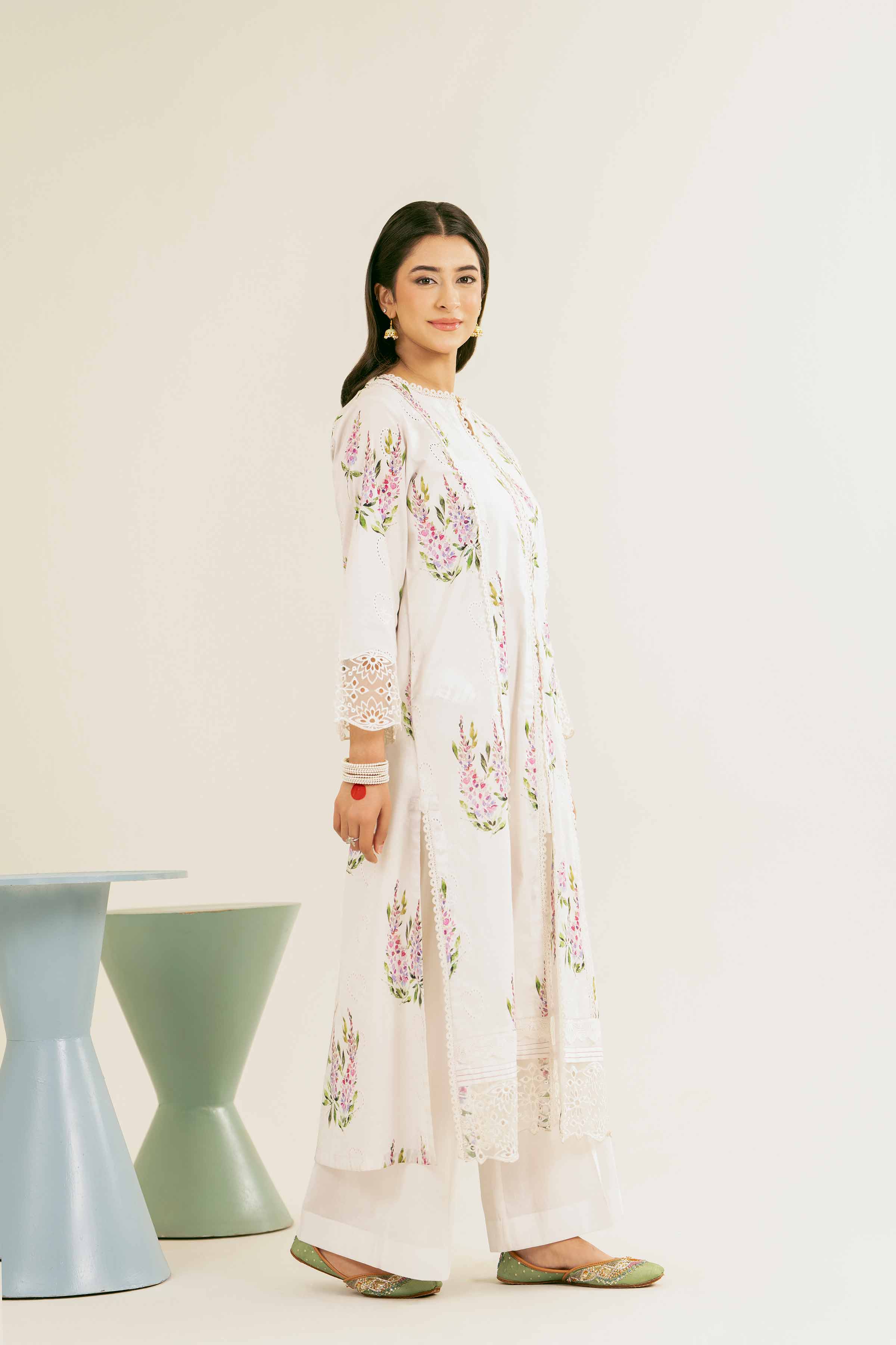 2 Piece - Embroidered Suit - PE25-80 - Image 5