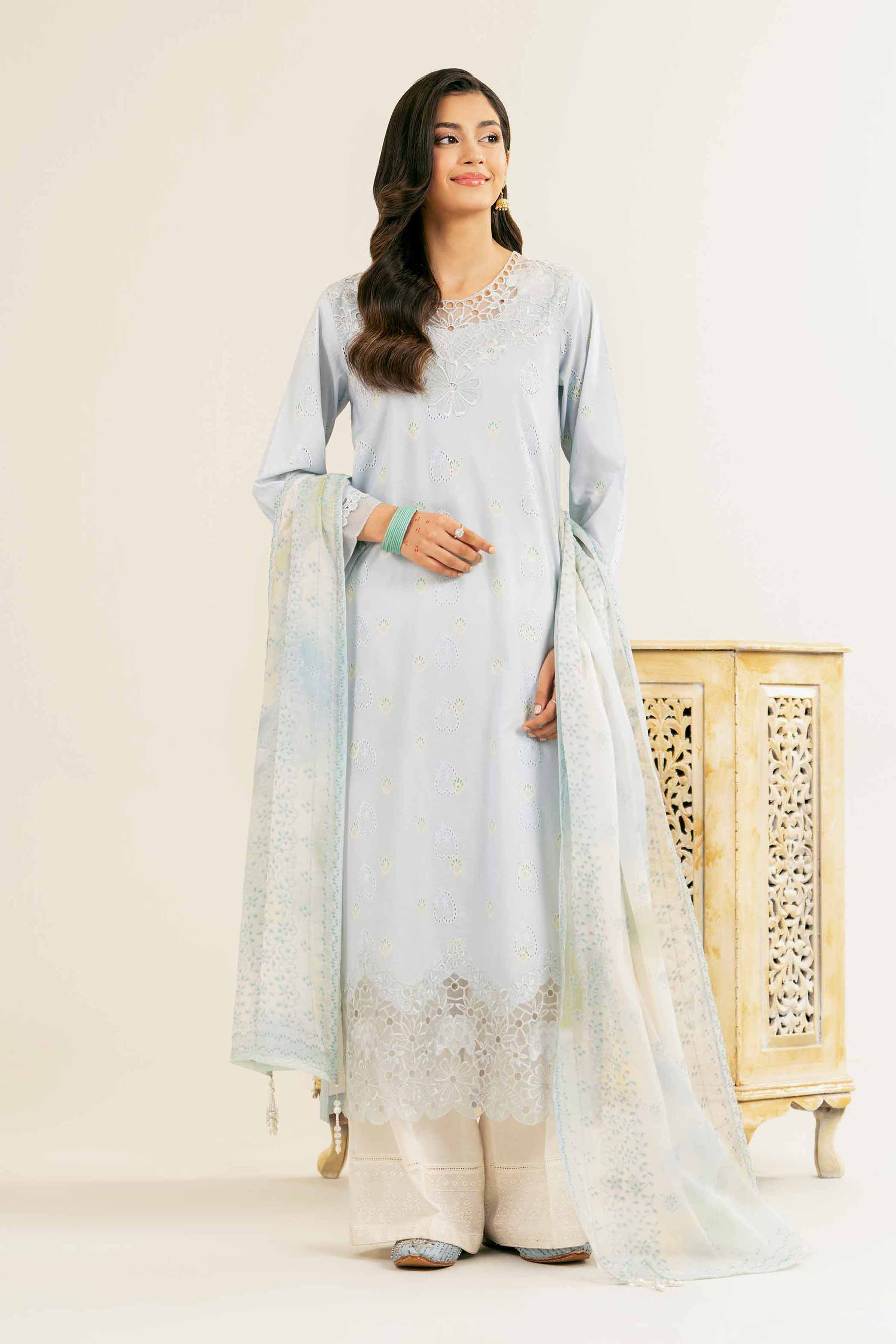 2 Piece - Embroidered Suit - PE25-88 - Image 2
