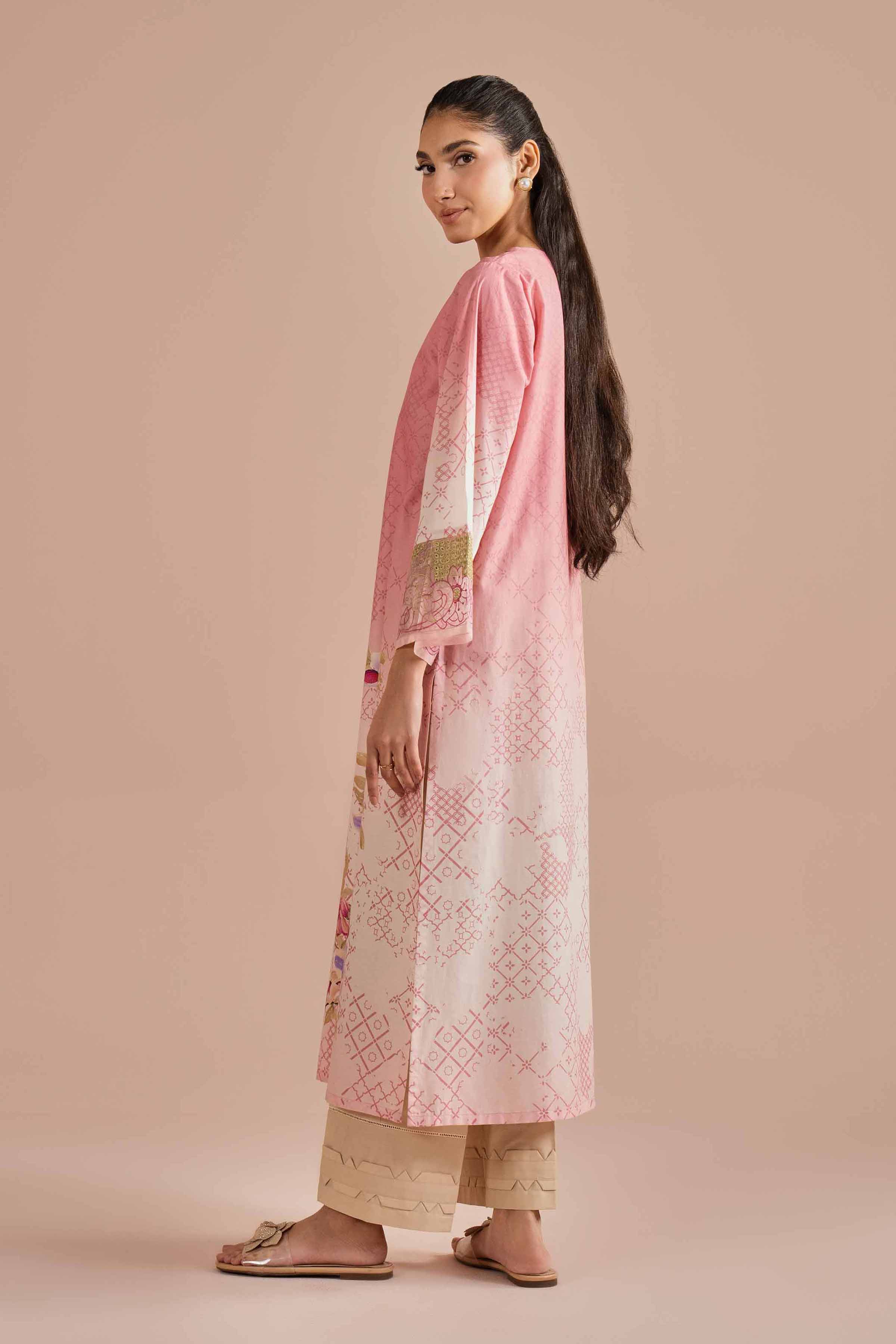 Printed Embroidered Shirt - PE26-03 - Image 3
