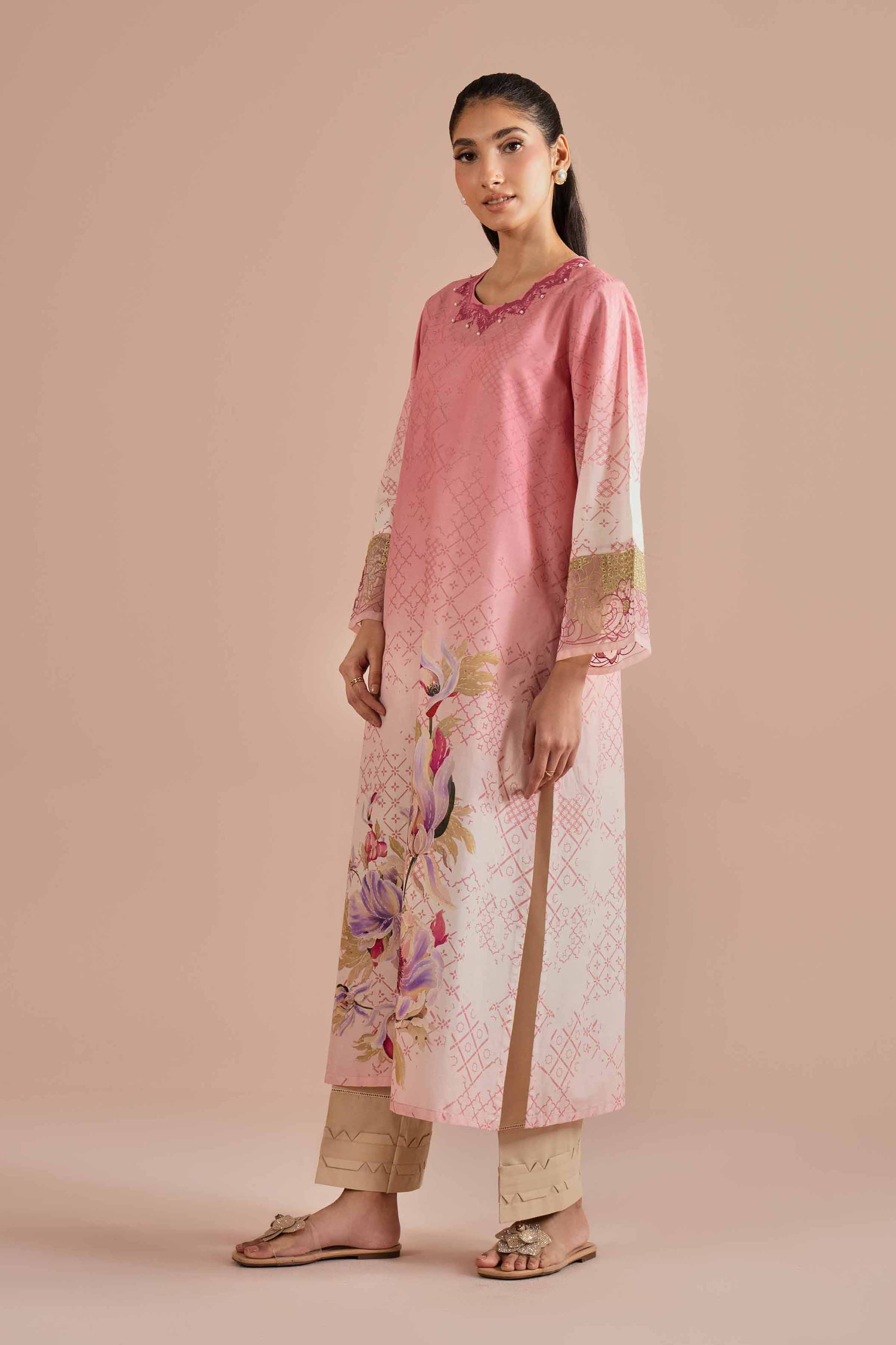 Printed Embroidered Shirt - PE26-03 - Image 4