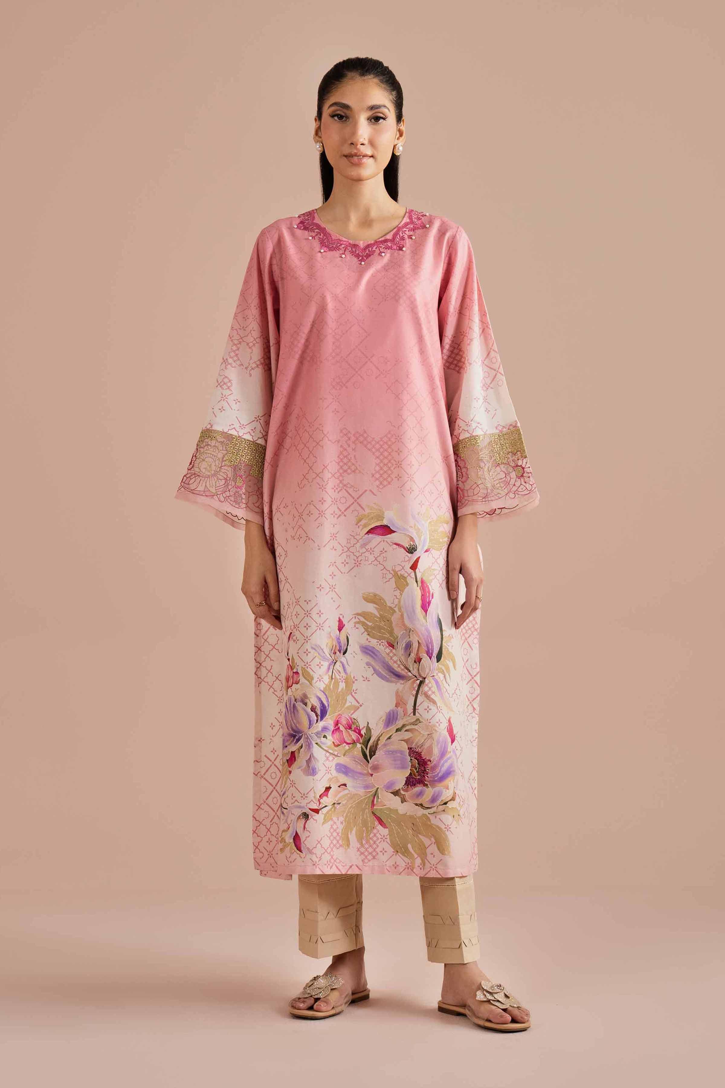 Printed Embroidered Shirt - PE26-03 - Image 6