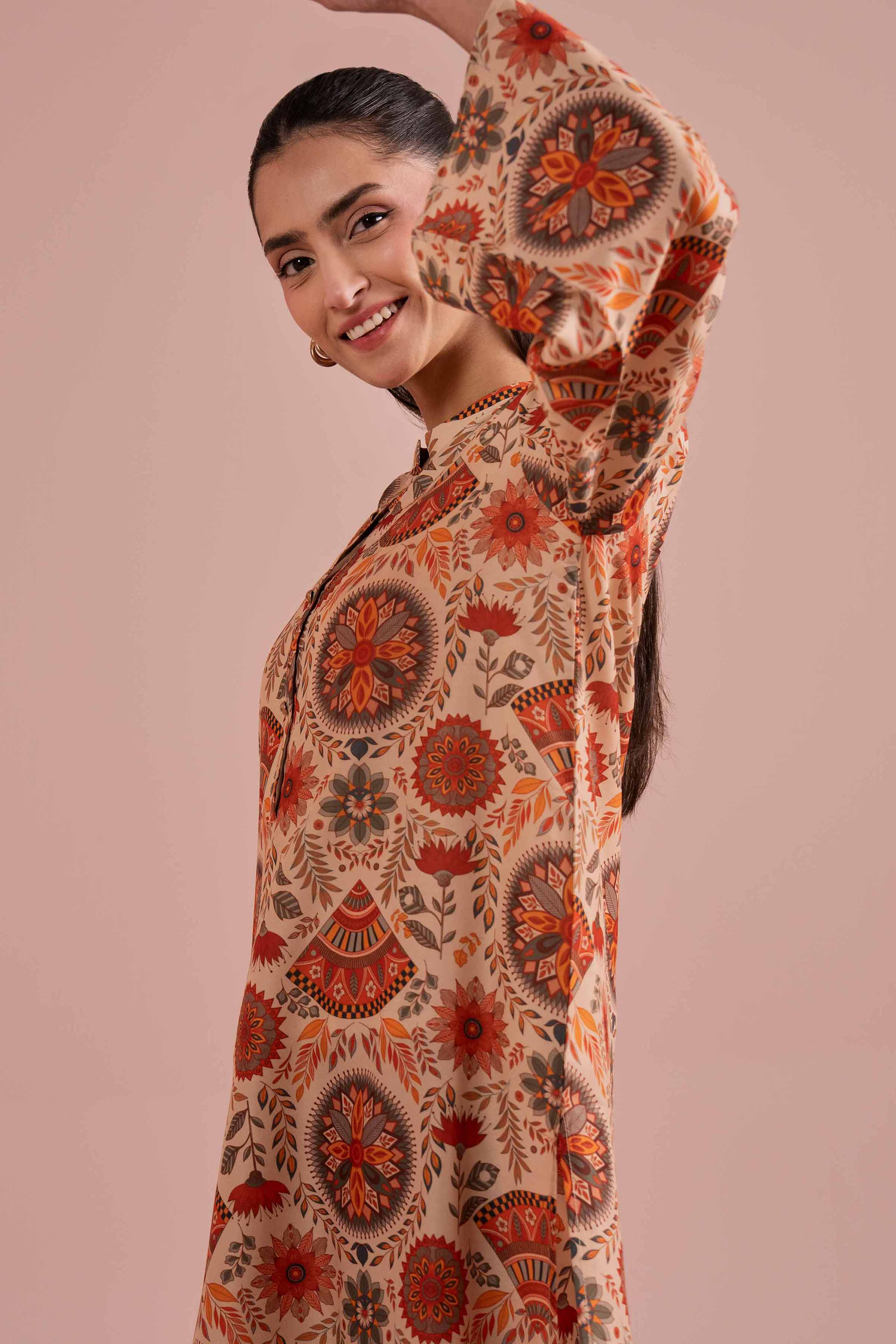 2 Piece - Printed Suit - PE26-18 - Image 6