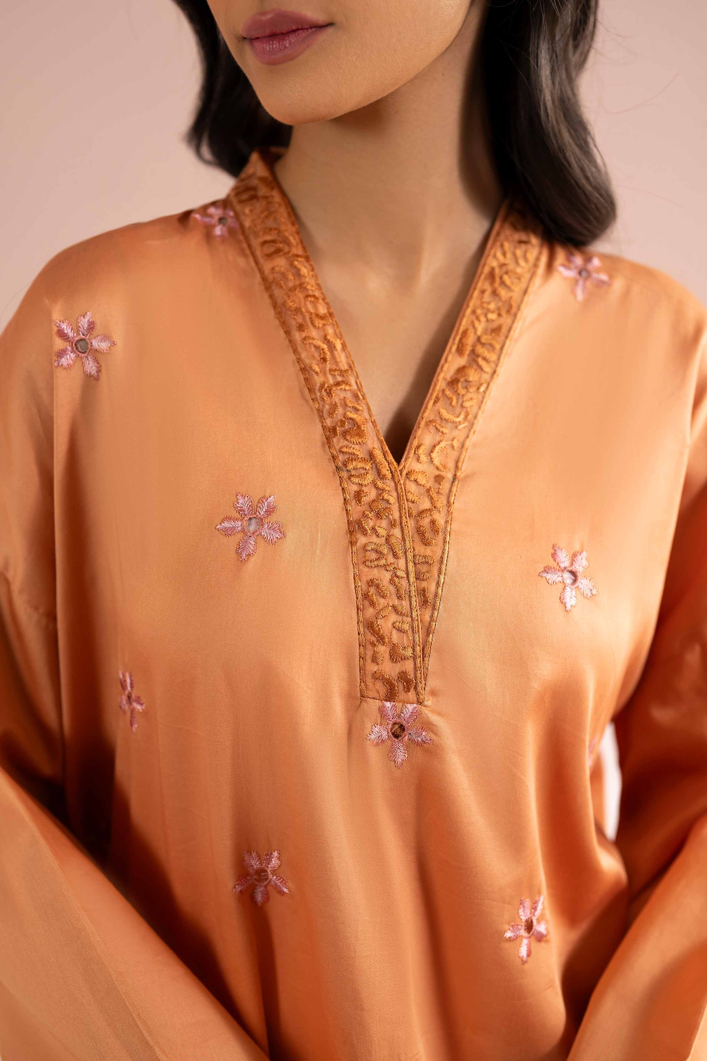 3 Piece - Embroidered Suit - PE26-62 - Image 5